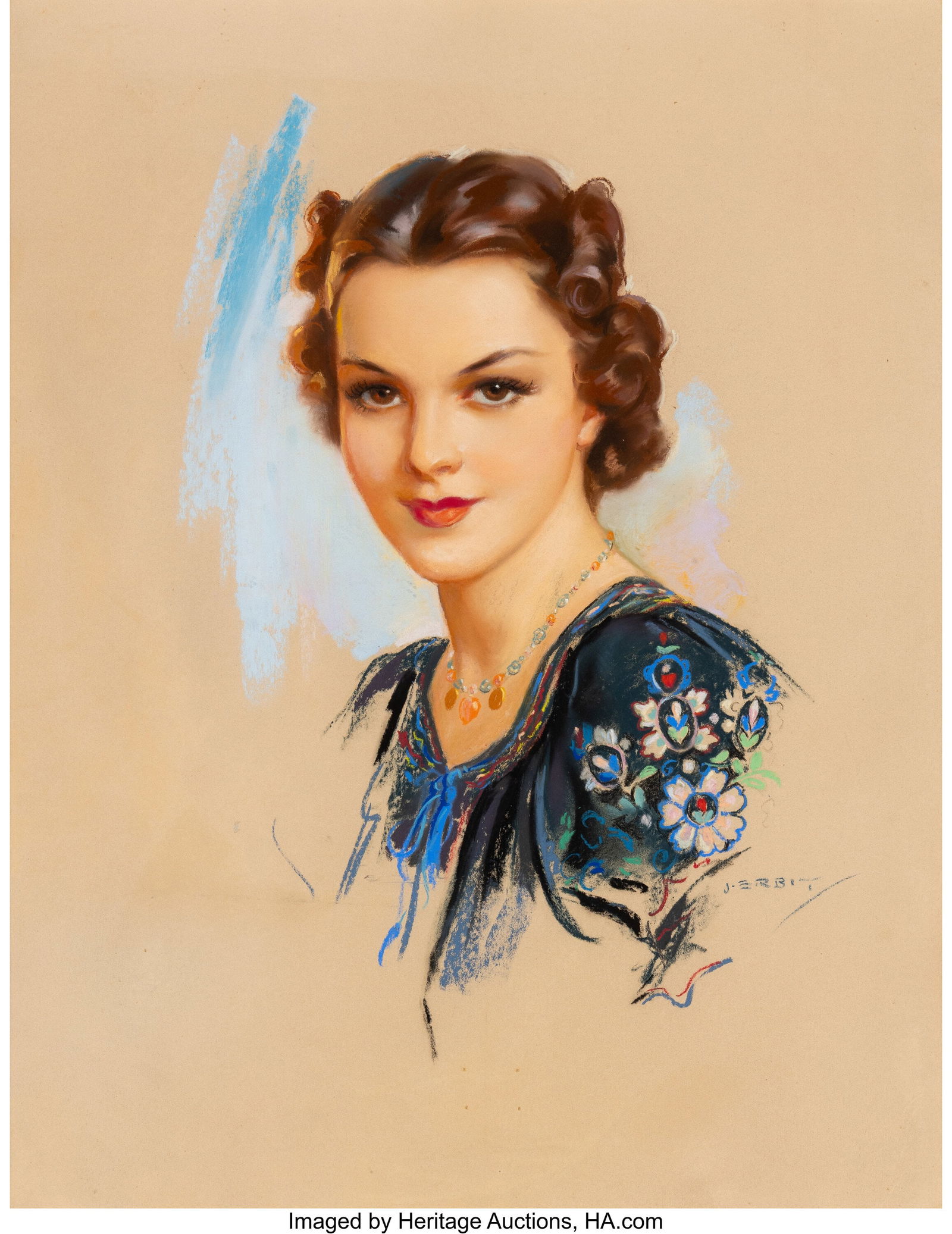 Jules Erbit (American, 1889-1968) Yours Truly, 1 (1 of 3)