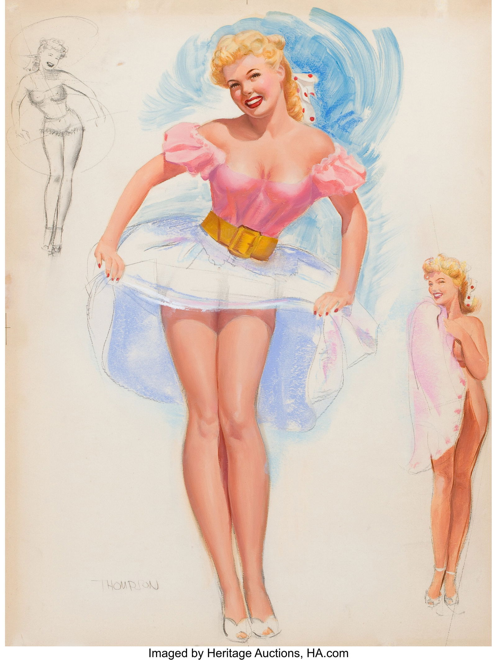 Jerry T.N. Thompson (American, 20th Century) I'm (1 of 4)