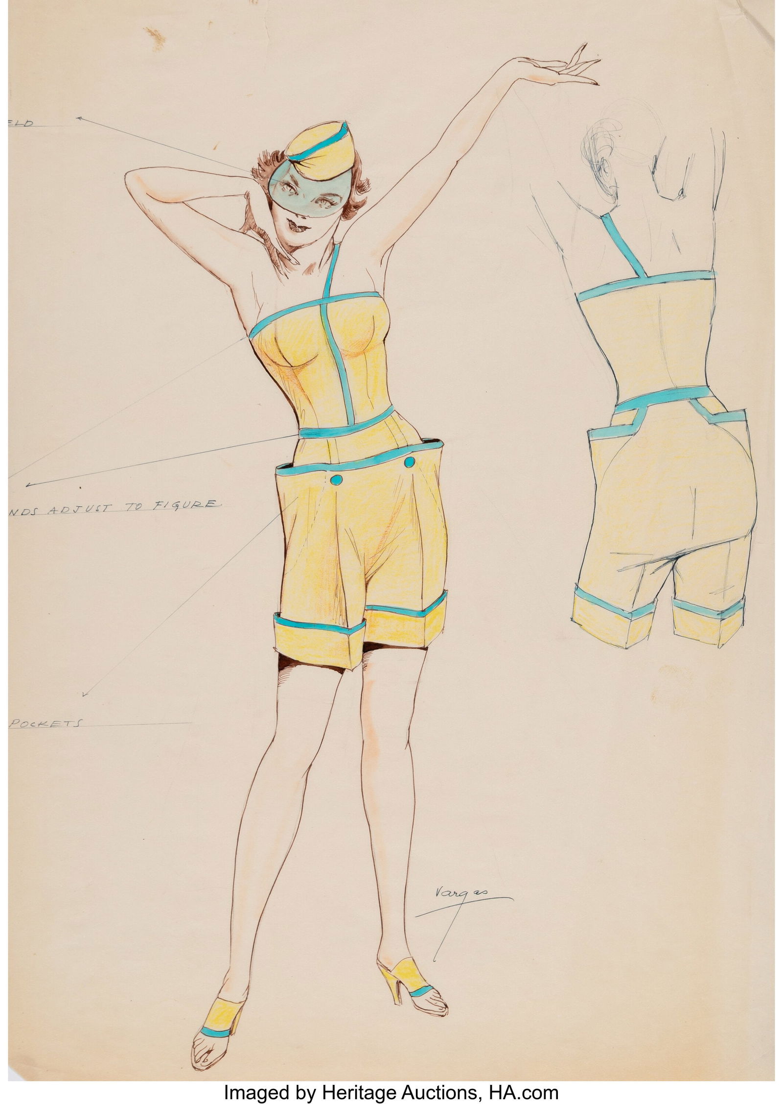 Alberto Vargas (Peruvian/American, 1896-1982) Fa (1 of 3)
