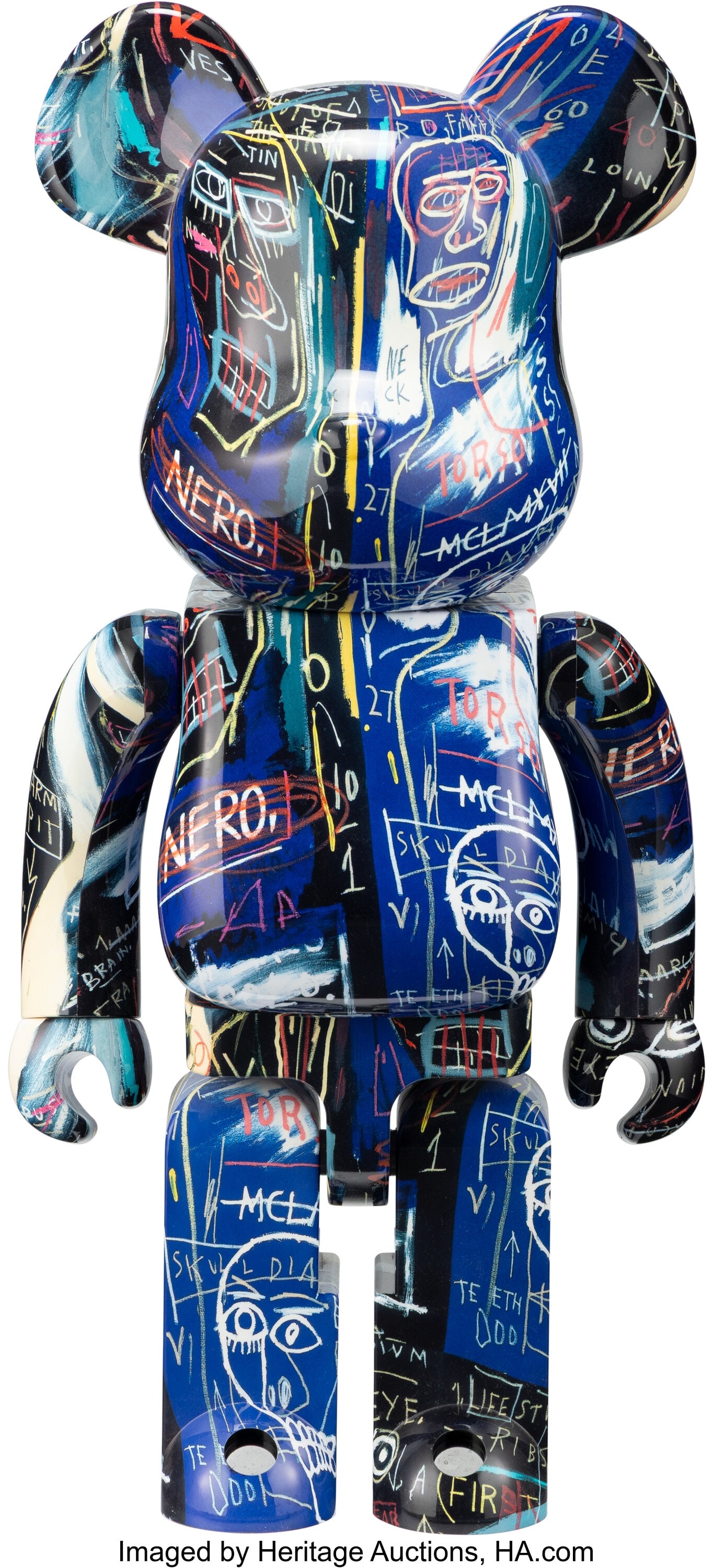 BE@RBRICK X The Estate of Jean-Michel Basquiat J (1 of 3)