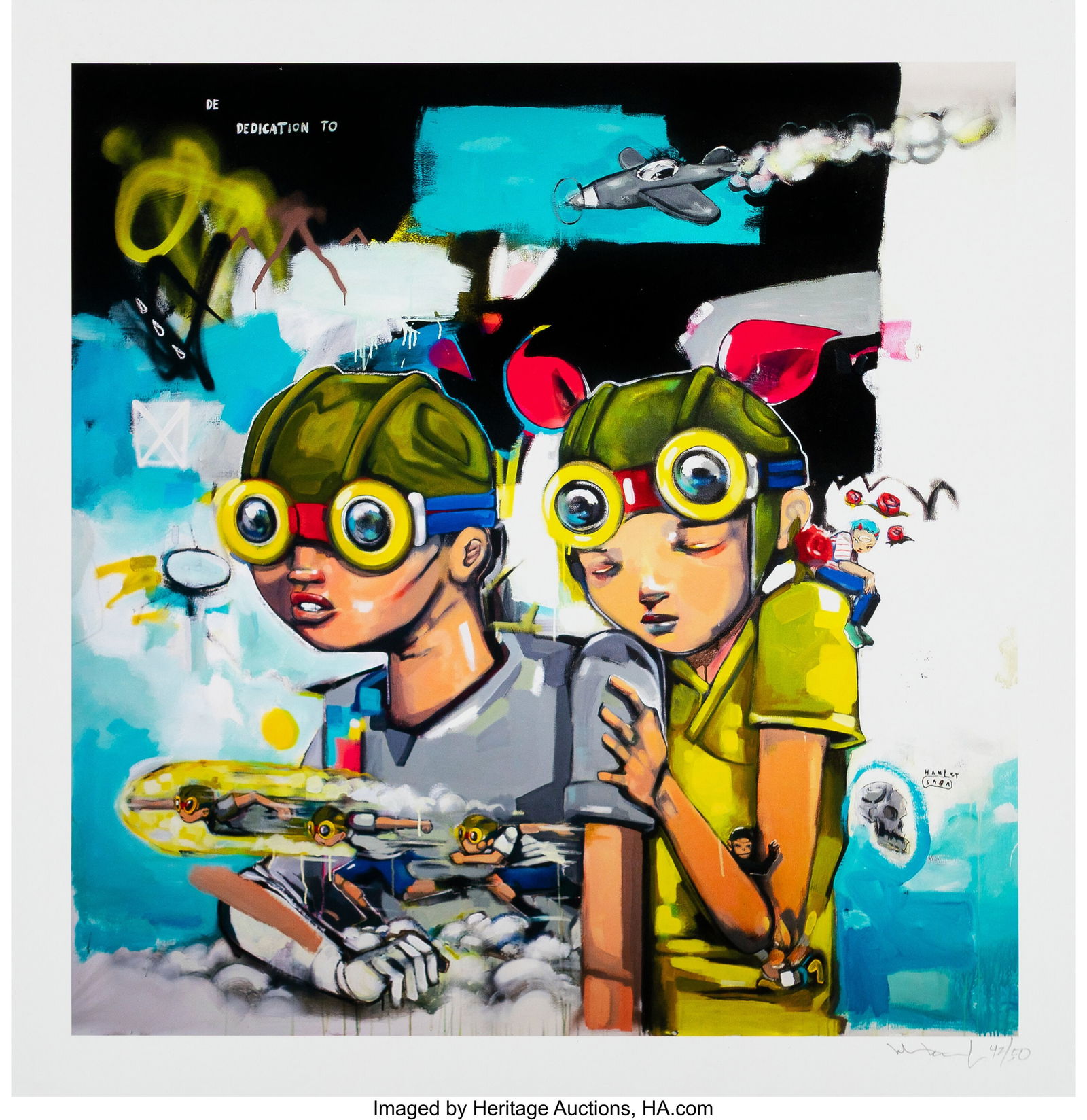 Hebru Brantley (b. 1981) Spielbergian Climax, 20 (1 of 1)