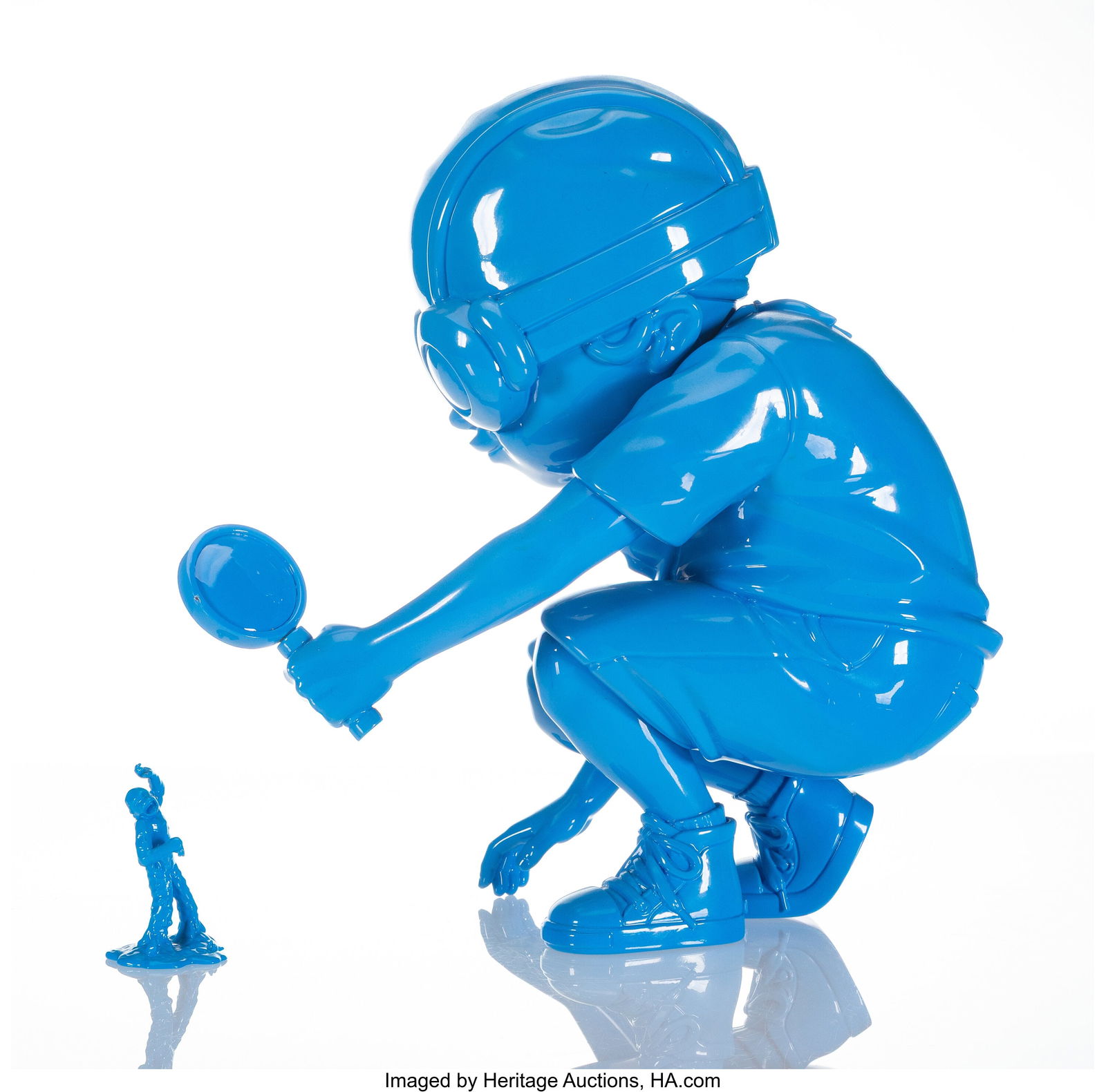 Hebru Brantley (b. 1981) Fry (Gloss Blue), 2017 (1 of 2)