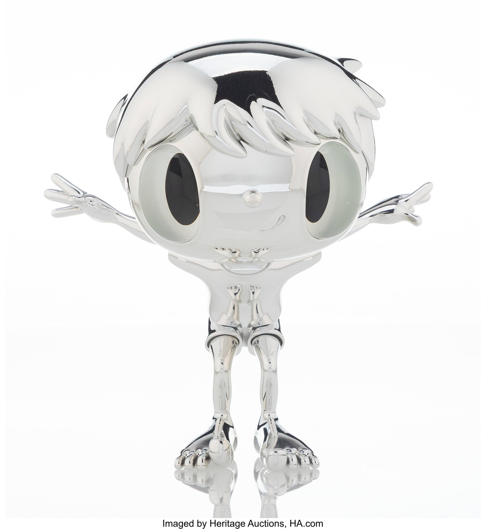 Javier Calleja (b. 1971) No Wings to Fly (Chrome (1 of 3)