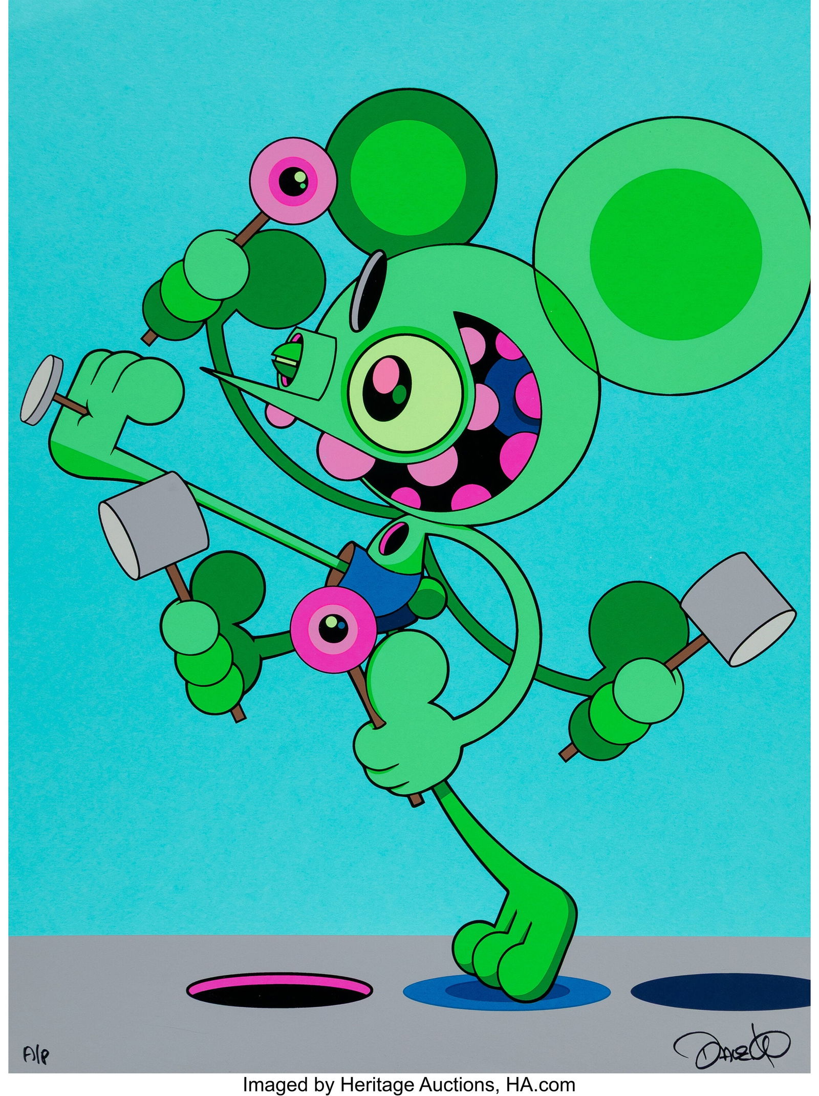 Dalek (b. 1968) Marching to Oblivion (Blue Raspb (1 of 1)