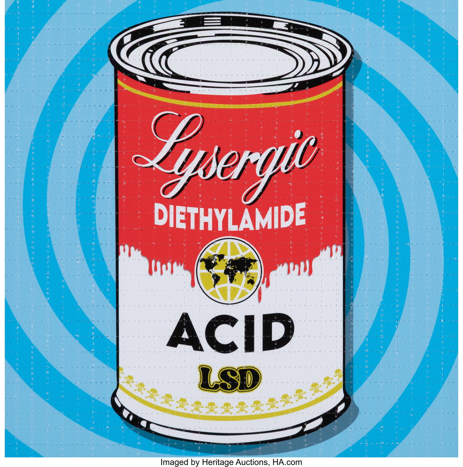 Denial (b. 1976) Super Soup Blue Trip Blotter Pa (1 of 2)