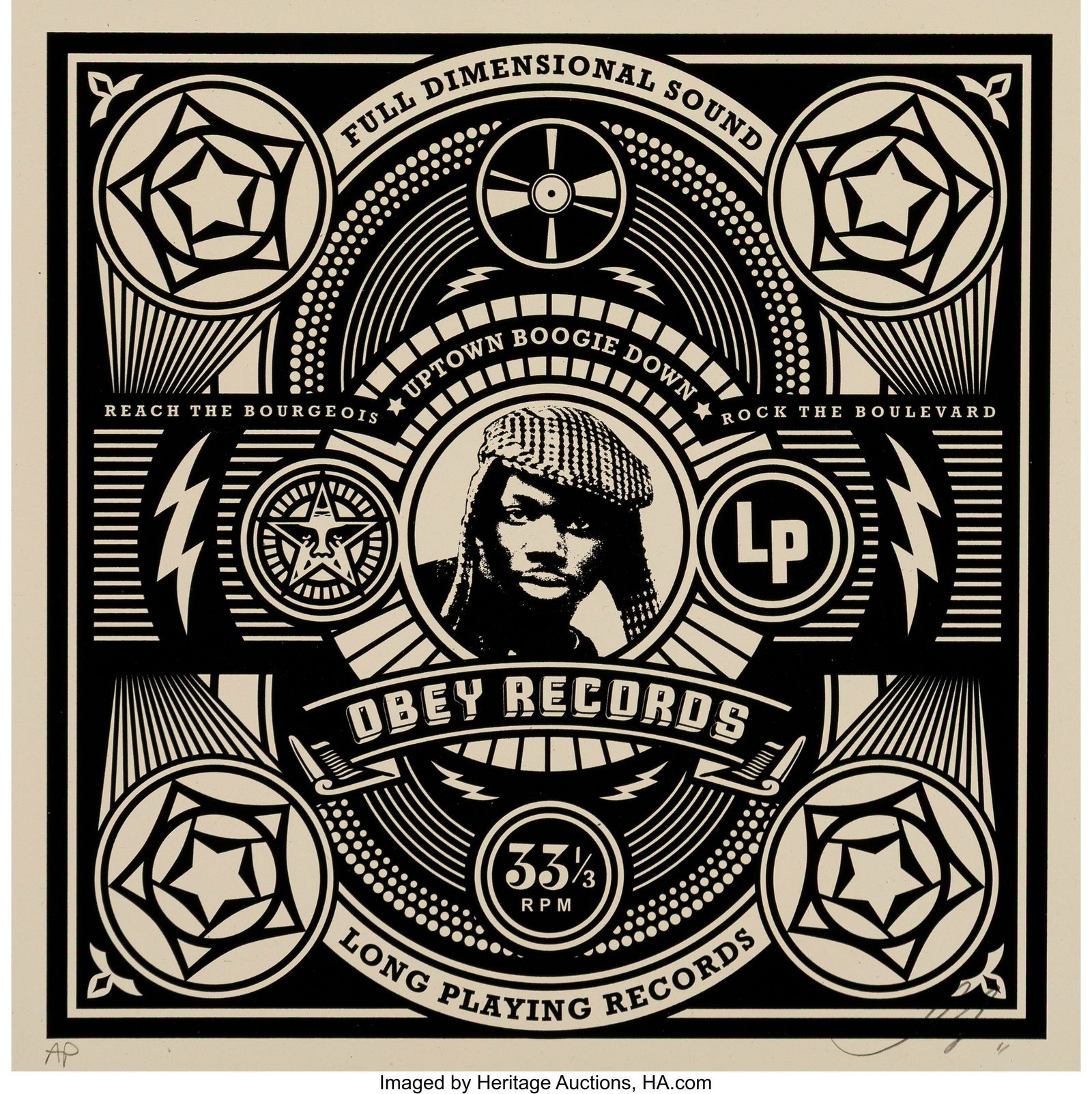 Shepard Fairey (b. 1970) Uptown Boogie Down, 201 (1 of 1)