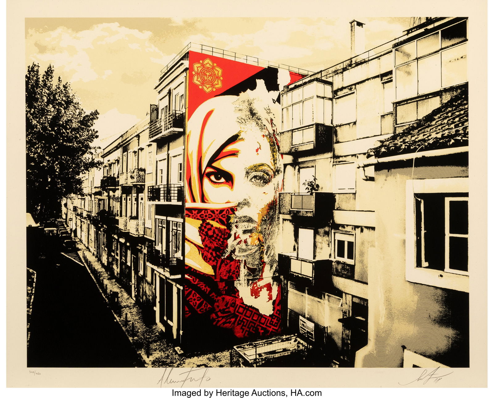 Shepard Fairey X Vhils Universal Personhood Lis (1 of 1)