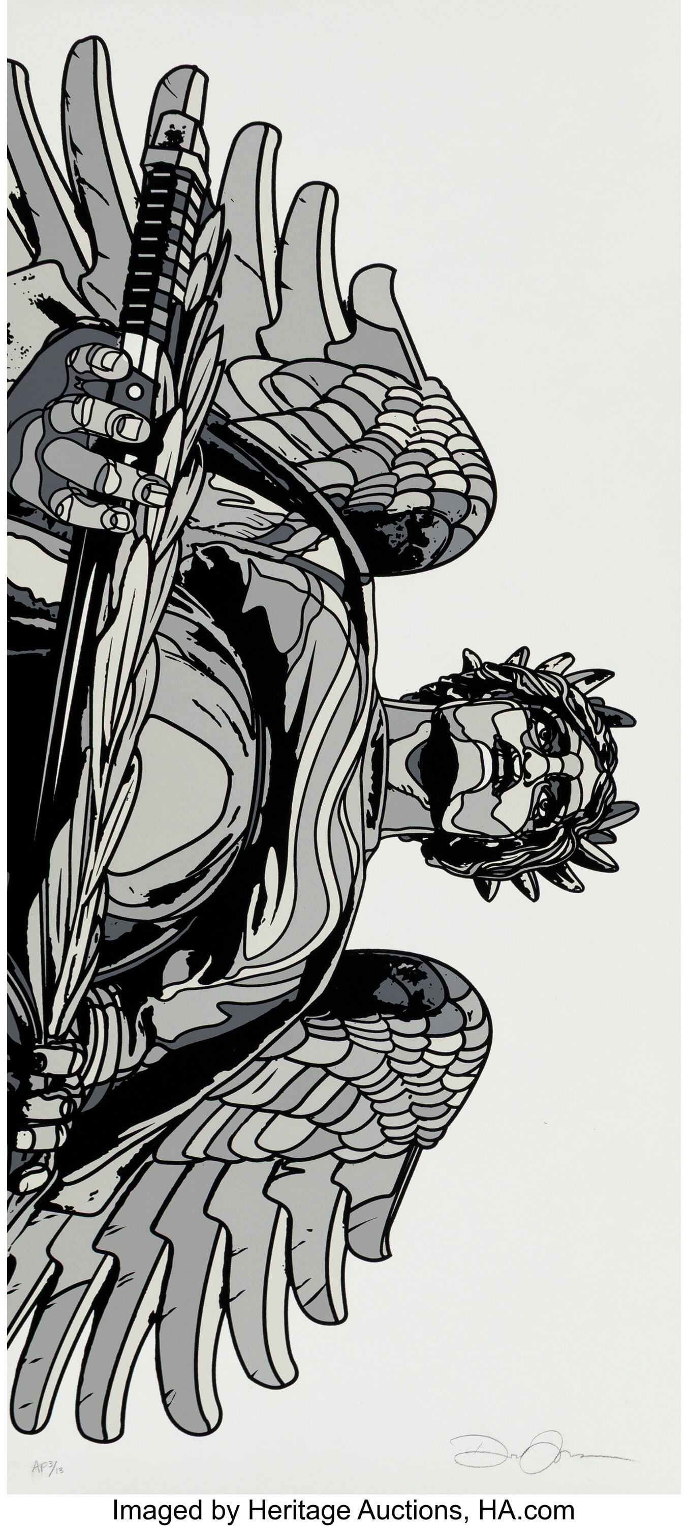 David Flores (b. 1972) City Of Angels, 2016 Scre (1 of 2)