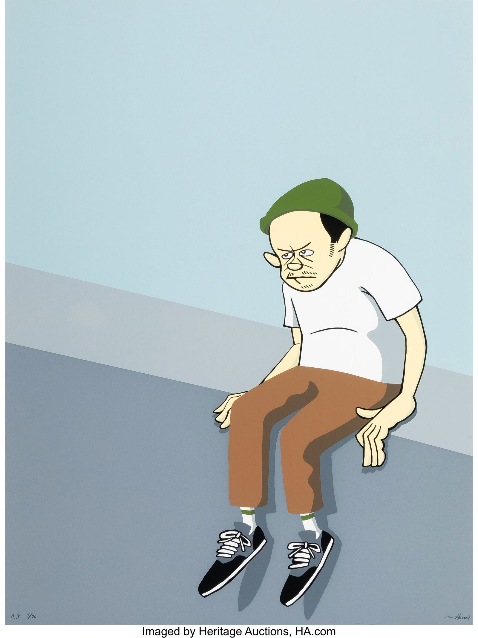 Yusuke Hanai (b. 1978) Untitled, 2021 Screenprin (1 of 2)