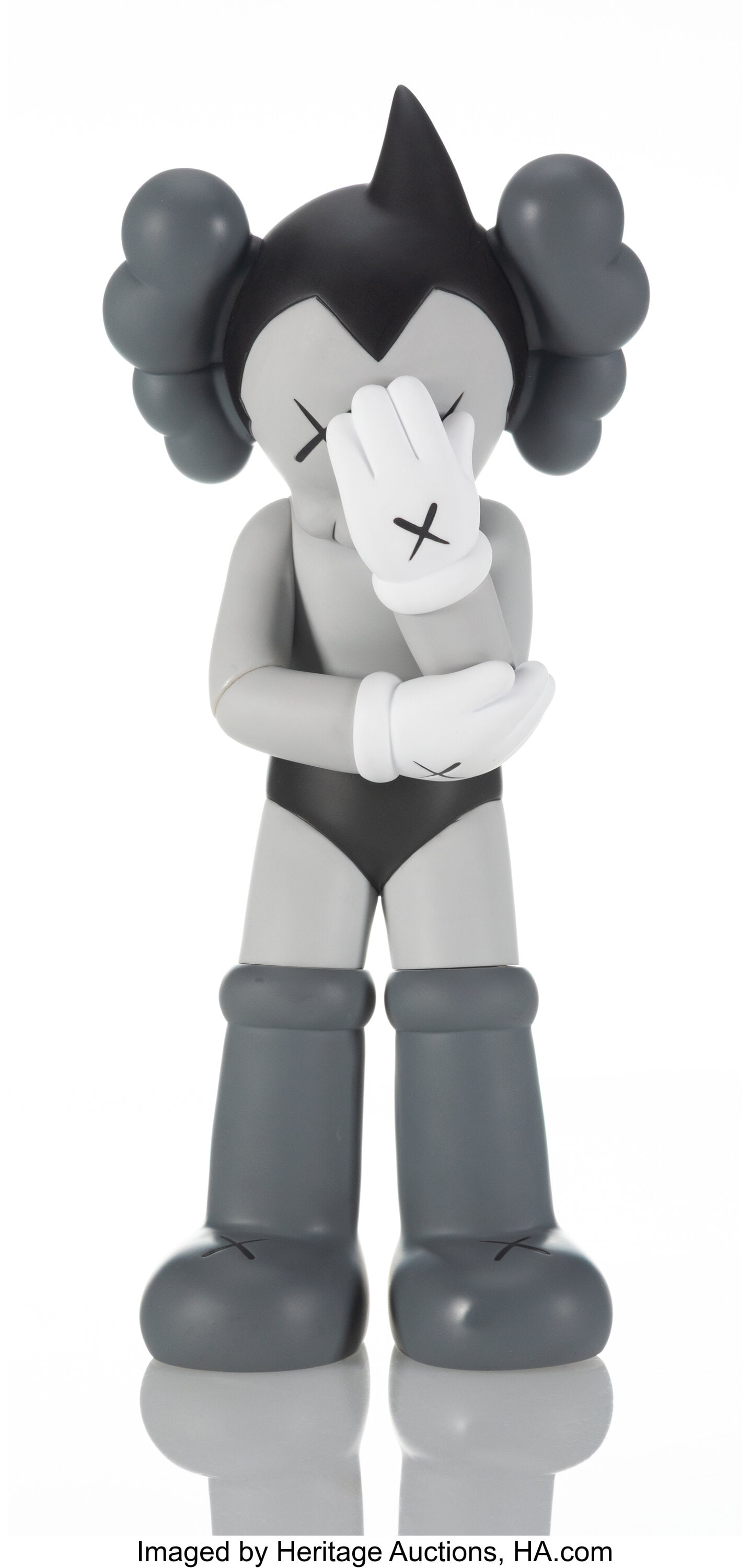 KAWS (b. 1974) Astro Boy (Grey), 2012 Painted ca (1 of 3)