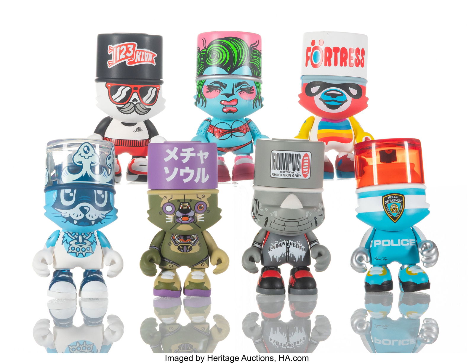 Kranky (20th Century) Series One Blind Box (seve: Kranky (20th Century) Series One Blind Box (seven works), 2021 Painted cast vinyl 3-1/2 x 1-1/2 x 1-1/2 inches (8.9 x 3.8 x 3.8 cm)