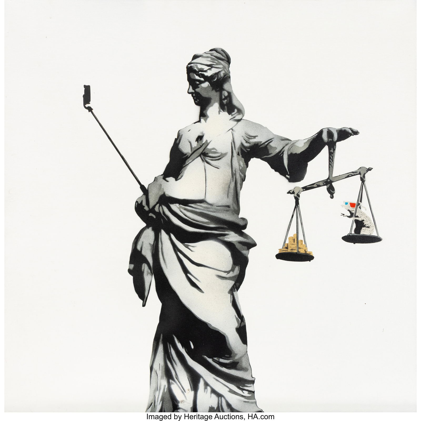 Kunstrasen (20th Century) Age of Distraction, 20: Kunstrasen (20th Century) Age of Distraction, 2021 Acrylic and spray paint on canvas 32 x 32 inches (81.3 x 81.3 cm) Ed. 3/3 Signed, titled&com