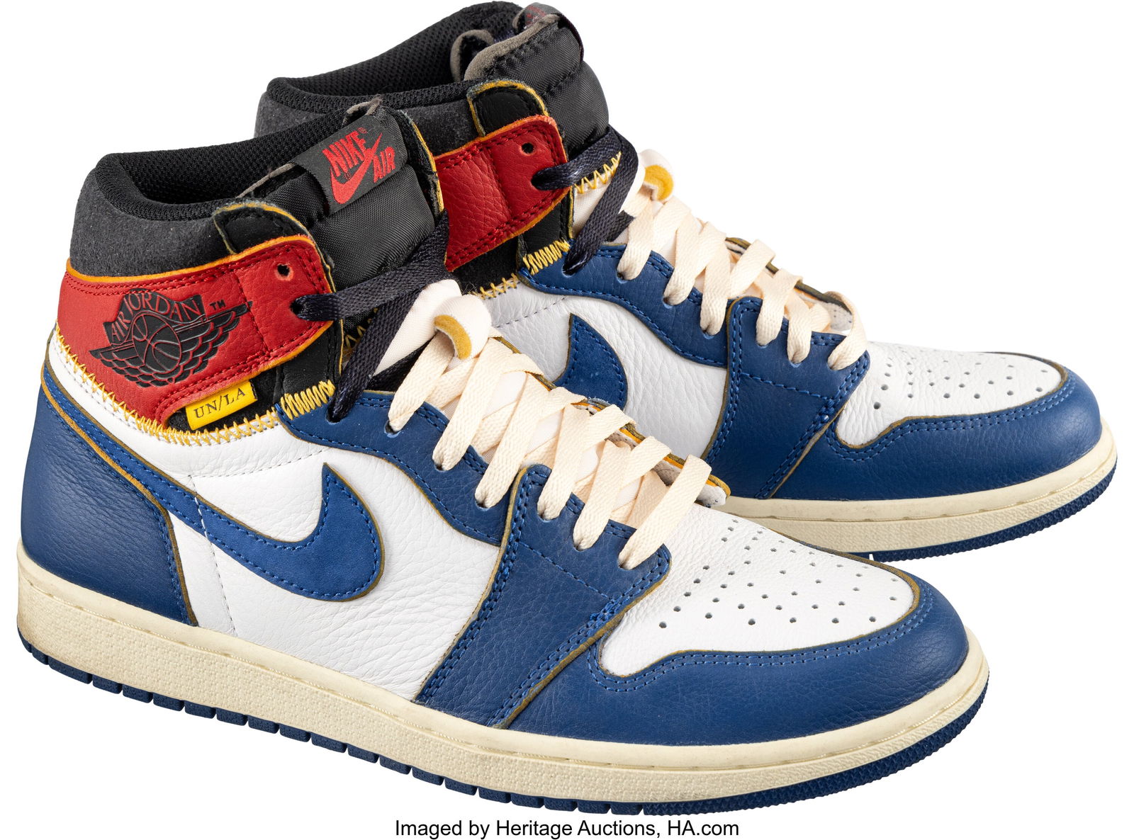 Air Jordan 1 Retro High NRG x Union Storm Blue S: Air Jordan 1 Retro High NRG x Union Storm Blue Size 9 2018 Introduced in November 2018, the Jordan Brand collaborated with LA-based store Union to launch a capsule collection drawing inspiration