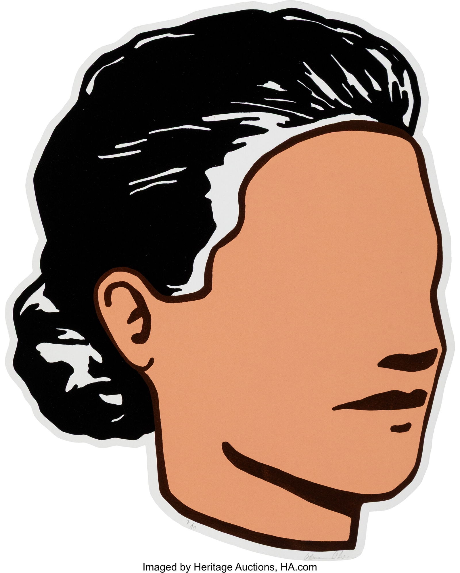 Adriana Oliver (b. 1990) First Night, 2018 Scree: Adriana Oliver (b. 1990) First Night, 2018 Screenprint in colors on 250gsm Somerset satin rag paper 18-1/2 x 15-3/4 inches (47.0 x 40.0 cm) &lpar