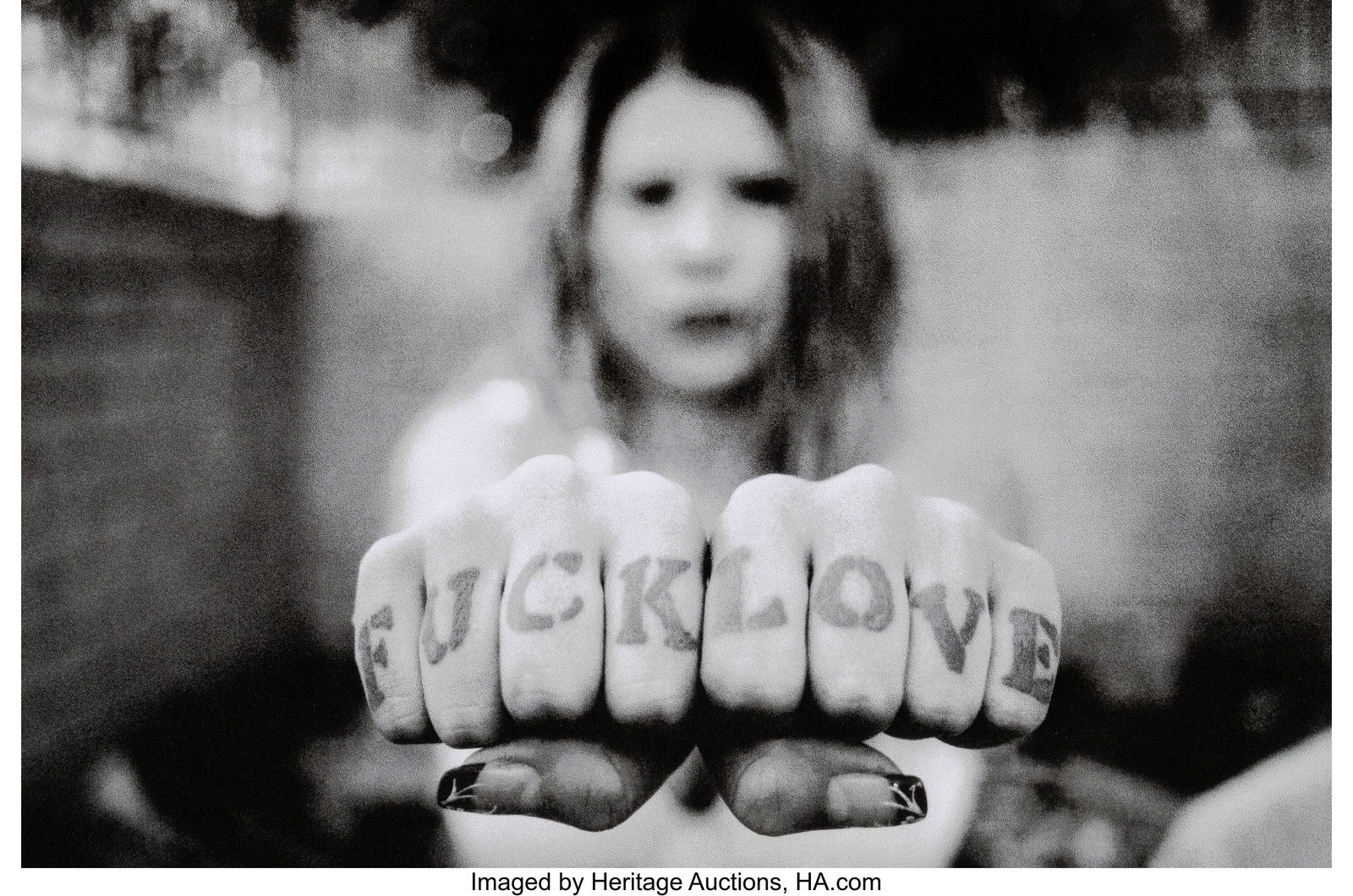 Estevan Oriol (20th Century) Fuck Love, 2022 Scr: Estevan Oriol (20th Century) Fuck Love, 2022 Screenprint on Domtar Cougar white paper 18 x 24 inches (45.7 x 61.0 cm) (sheet) A.P.