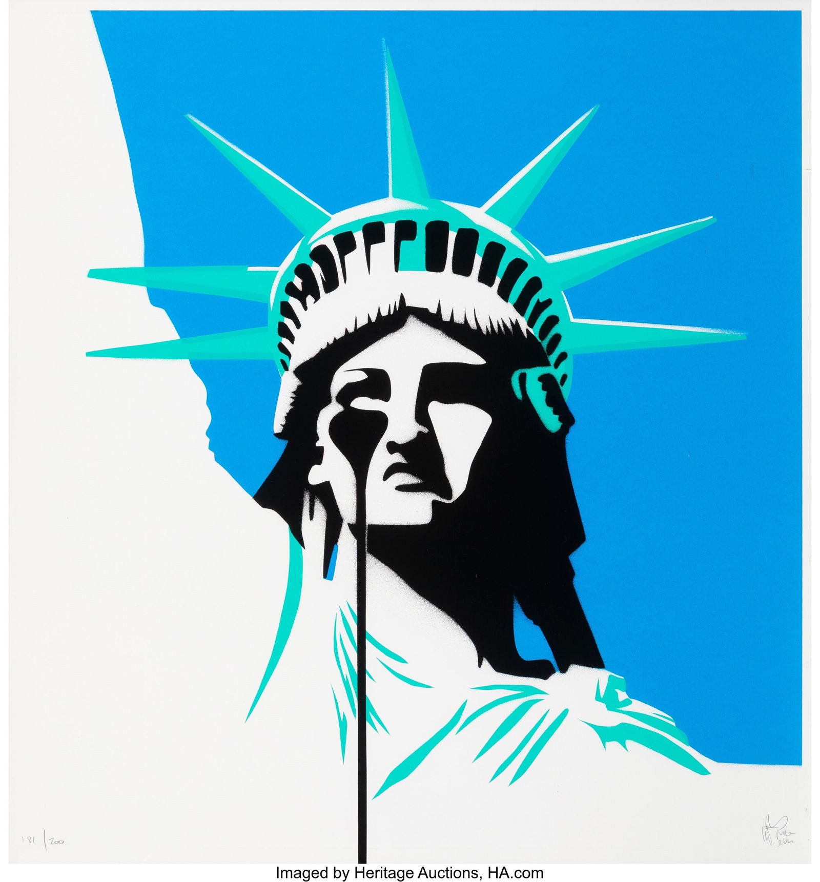 Pure Evil (b. 1968) America's Nightmare, 2017 Sc (1 of 1)