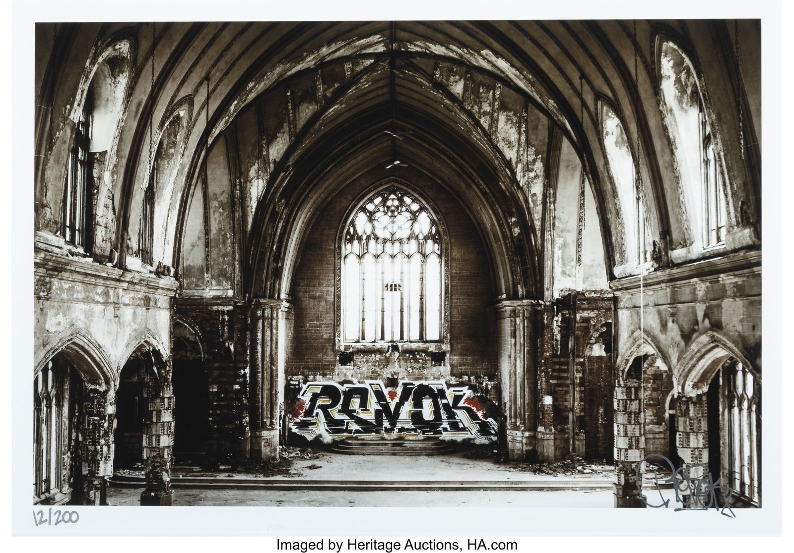 Revok (b. 1977) Sacrilege, 2012 Giclée print in (1 of 2)