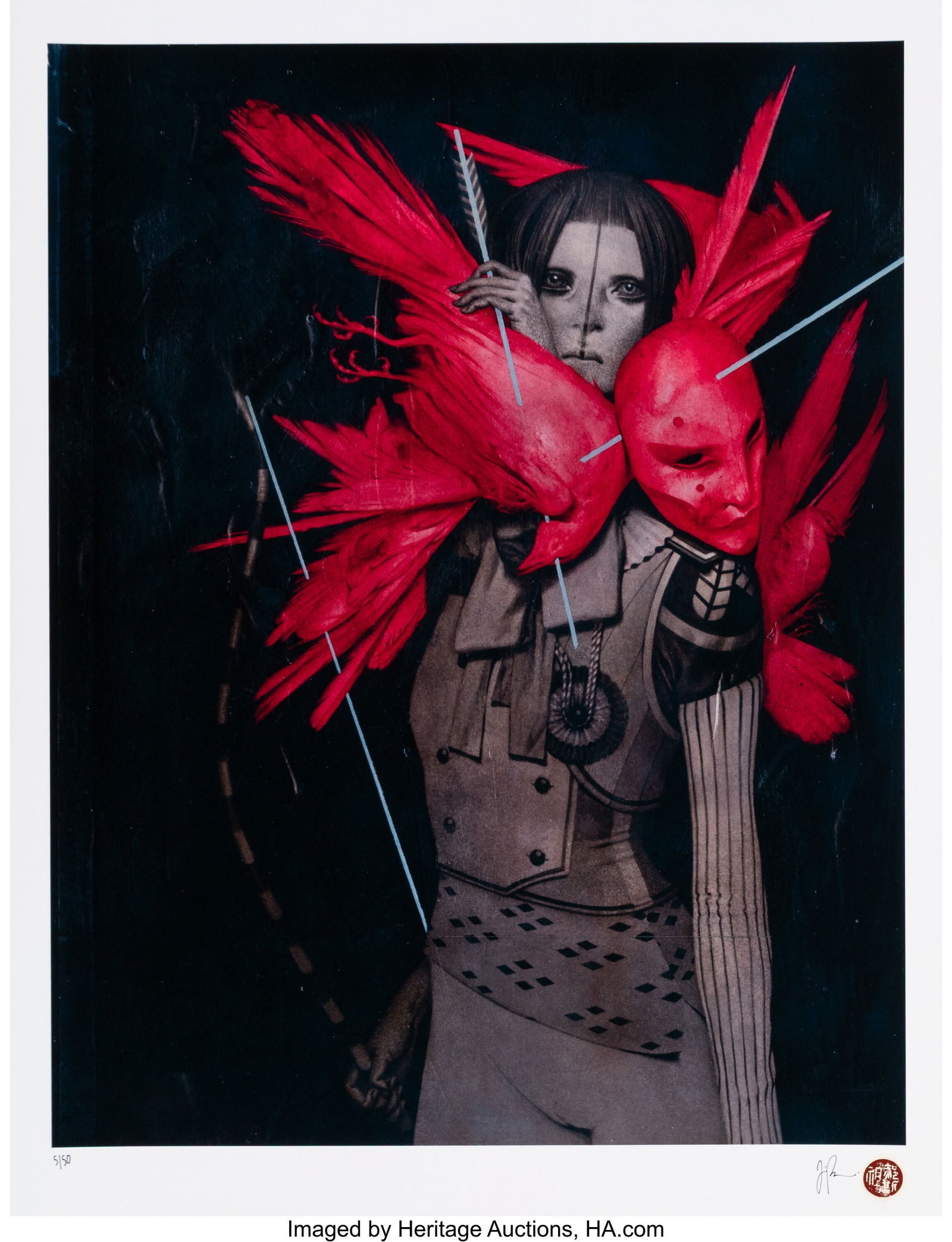 João Ruas (b. 1981) Kyudo, 2013 Giclée print i (1 of 1)