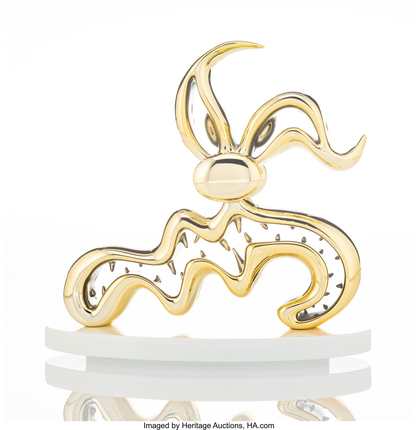 Kenny Scharf (b. 1958) Scary Guy (Gold), 2022 Ca (1 of 3)