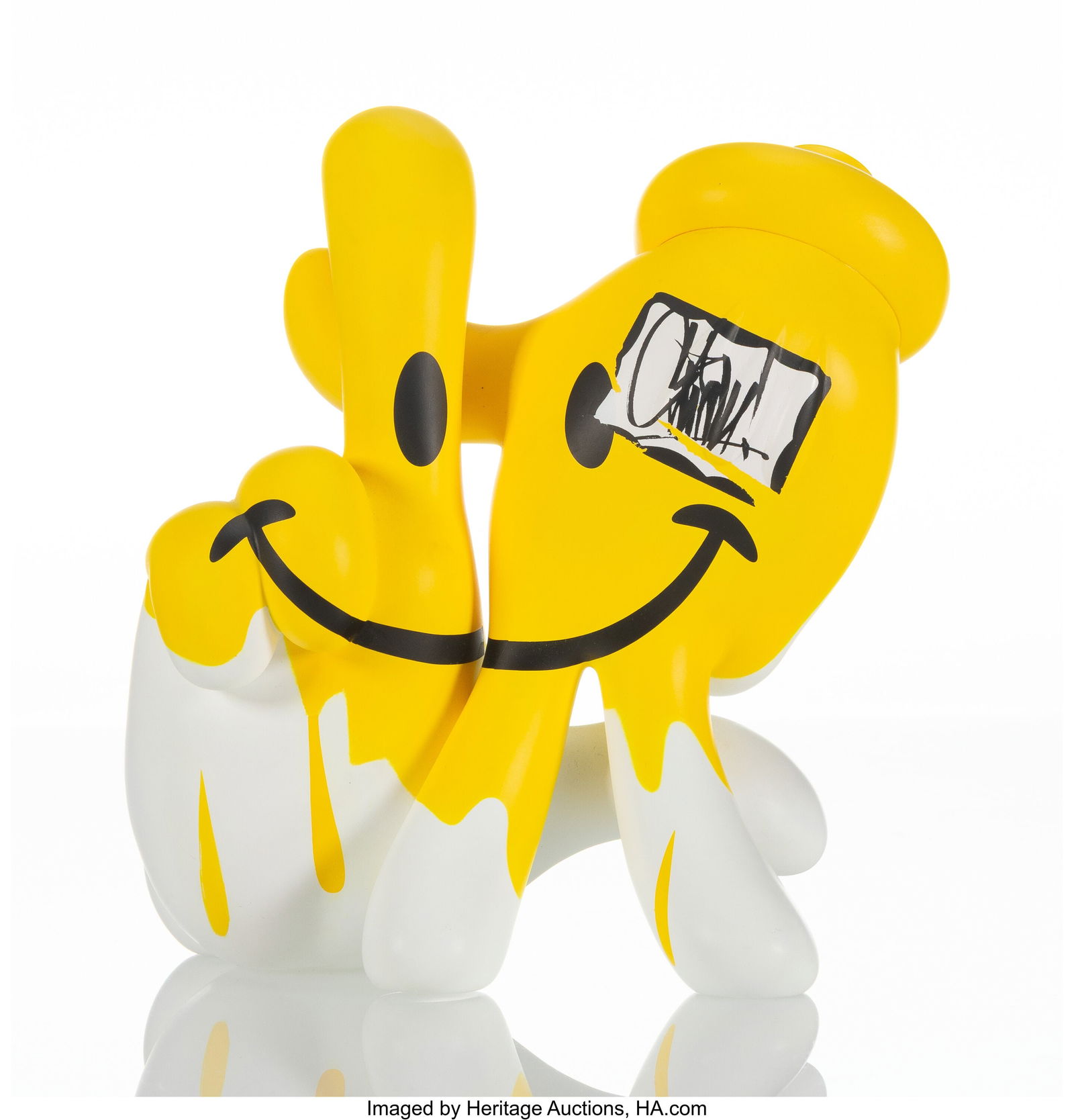 OG Slick (b. 1967) LALA Land: Slick Edition, 202: OG Slick (b. 1967) LALA Land: Slick Edition, 2023 Painted cast vinyl 8 x 7 x 6-1/2 inches (20.3 x 17.8 x 16.5 cm) Stamped on underside o