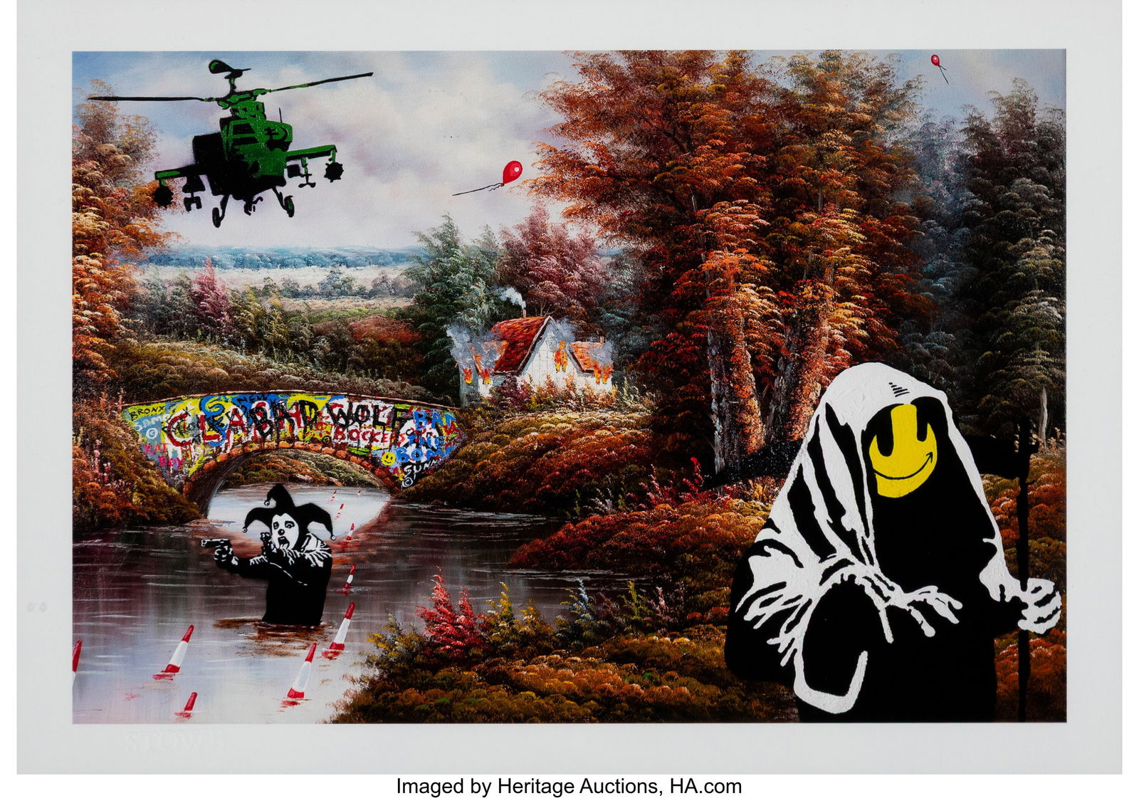 Mason Storm (b. 1974) The Brothers Grim, 2021 Gi: Mason Storm (b. 1974) The Brothers Grim, 2021 Giclée in colors on paper 8-1/8 x 11-5/8 inches (20.6 x 29.5 cm) (sheet) Signed in