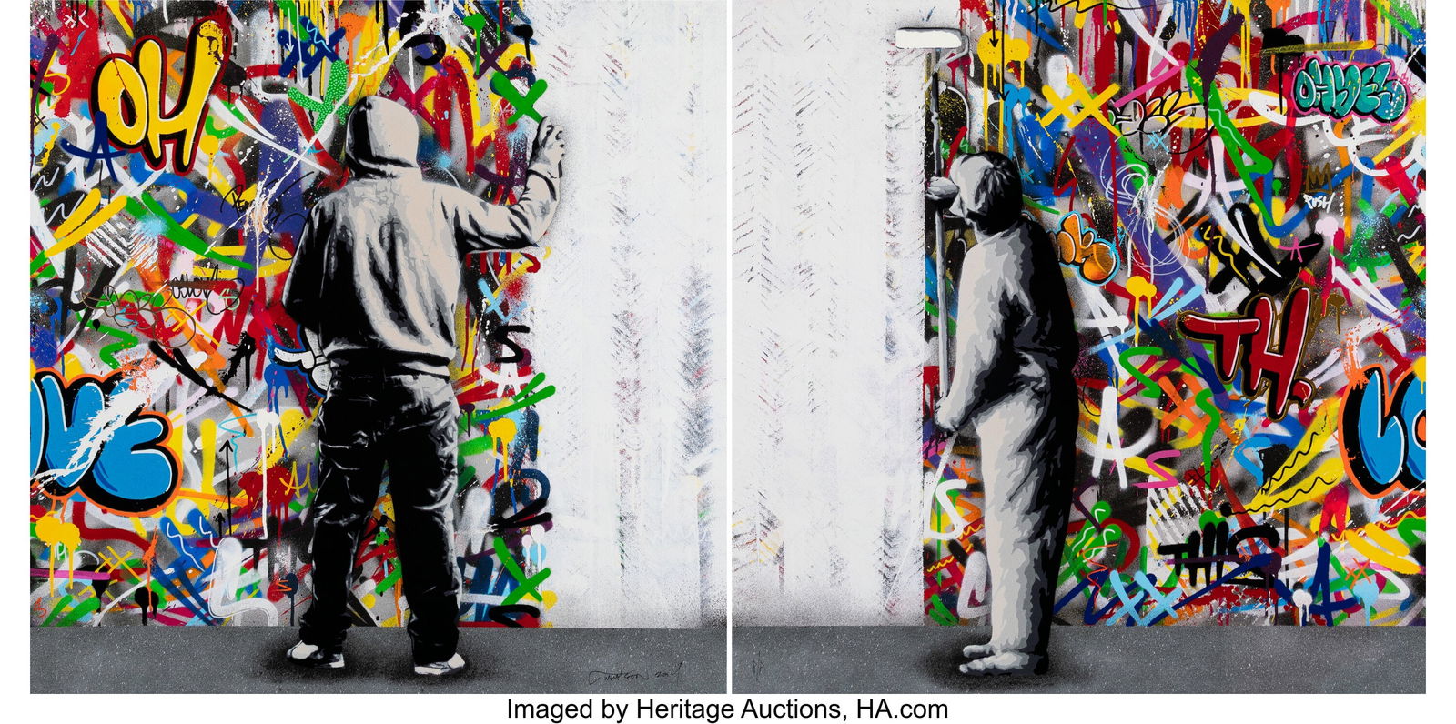 Martin Whatson (b. 1984) The Cycle (diptych), 20 (1 of 3)