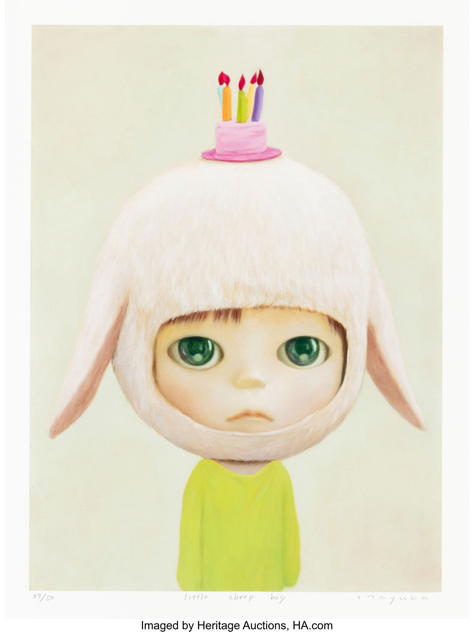 Mayuka Yamamoto (b. 1964) Little Sheep Boy, 2020 (1 of 2)