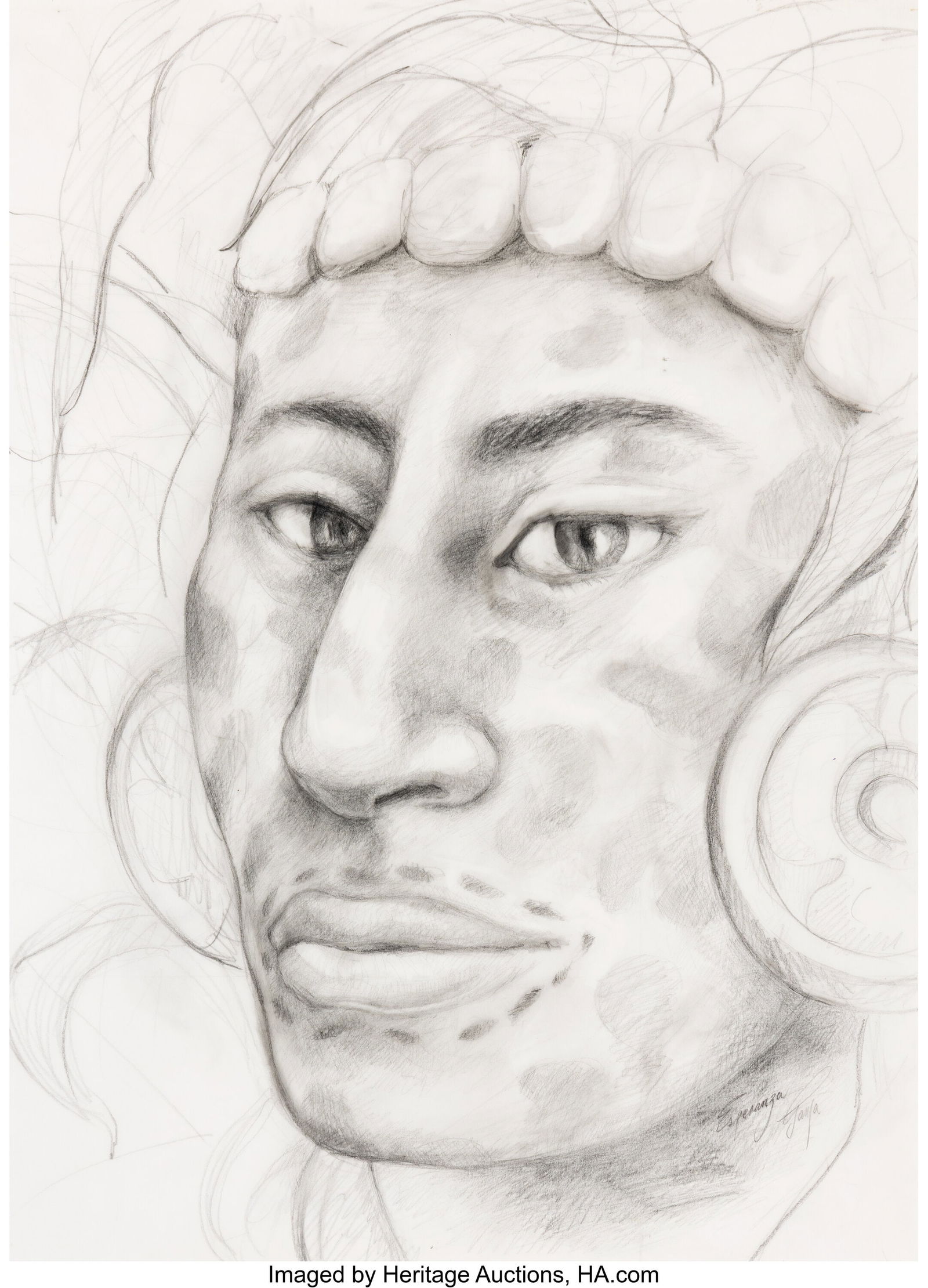 Esperanza Gama (b. 1984) El Sol de la Noche Maya (1 of 2)