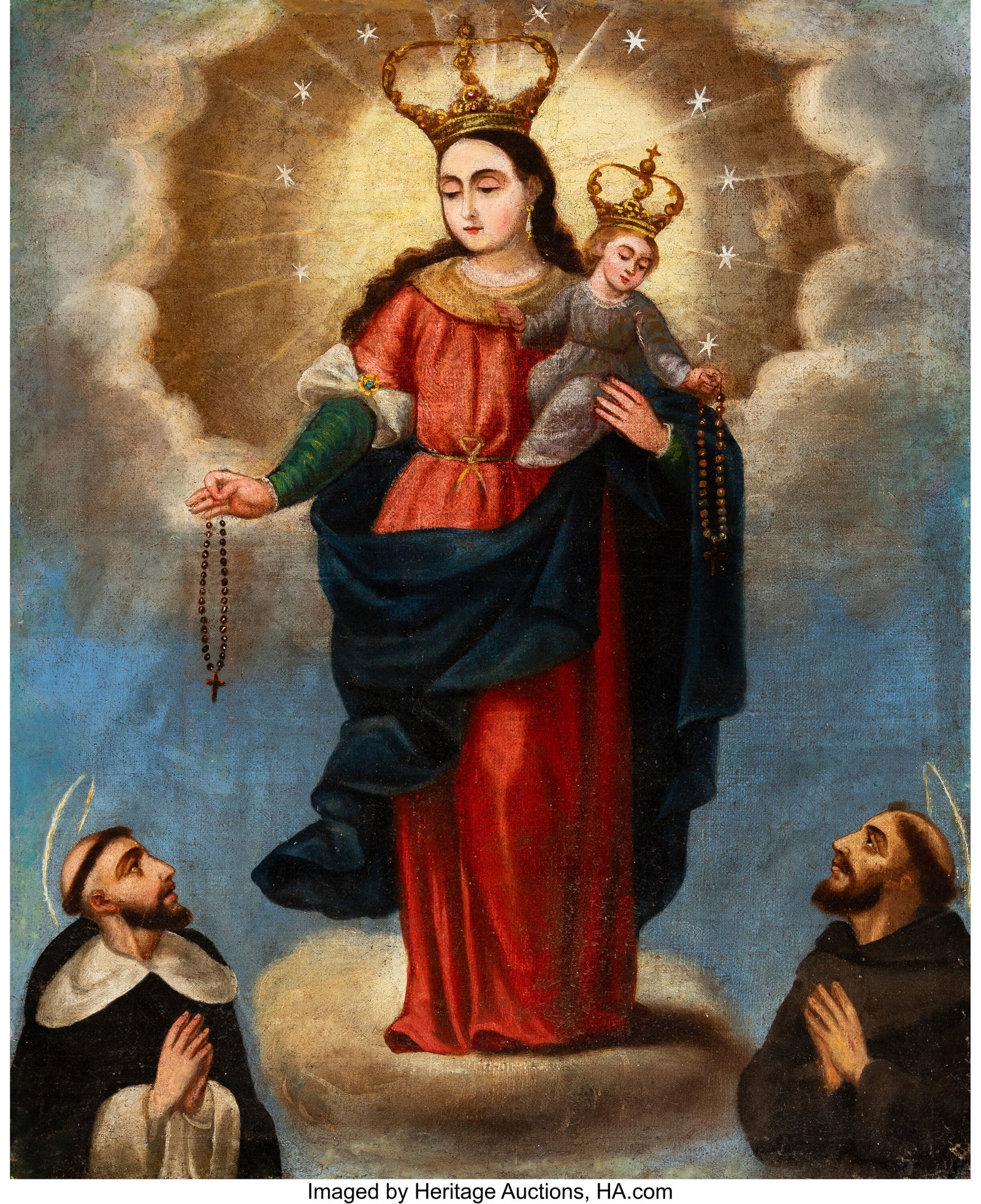 Cuzco School (18th/19th Century) Virgin of the R (1 of 3)