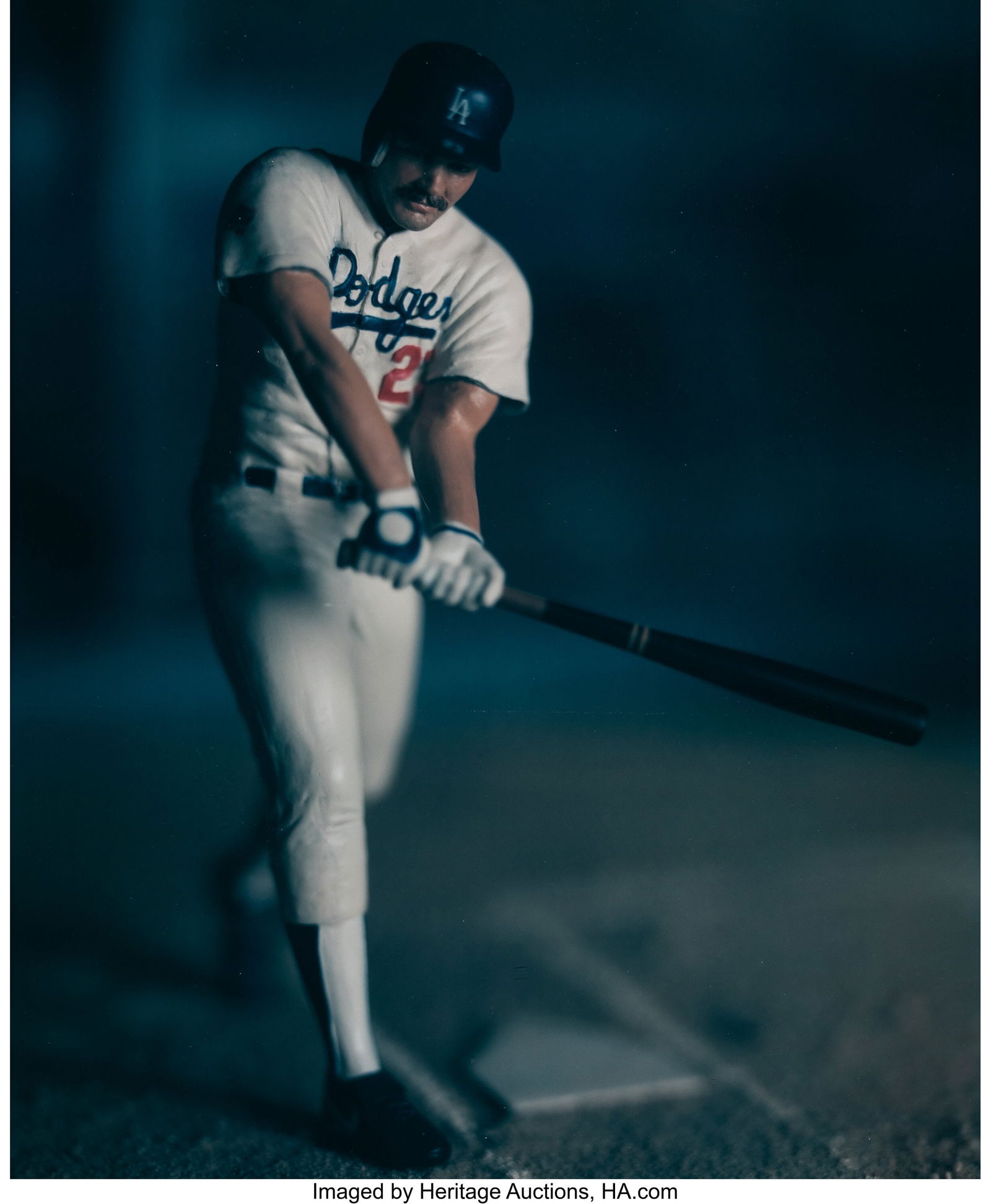 David Levinthal (American, b. 1949) Kirk Gibson,: David Levinthal (American, b. 1949) Kirk Gibson, LA Dodgers (from Baseball series), 2004 Unique Polaroid print 24 x 20-1/2 inches (61.0 x 5