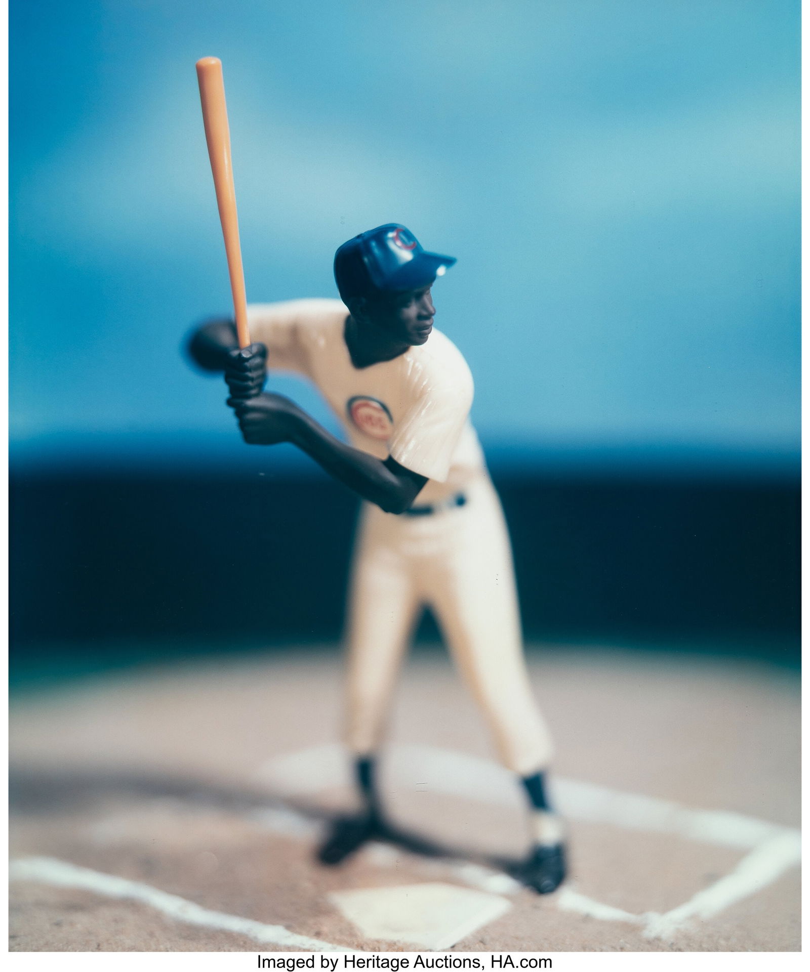 David Levinthal (American, b. 1949) Ernie Banks,: David Levinthal (American, b. 1949) Ernie Banks, Chicago Cubs (from Baseball series), 2003 Unique Polaroid print 24 x 20-1/2 inches (61.0 x