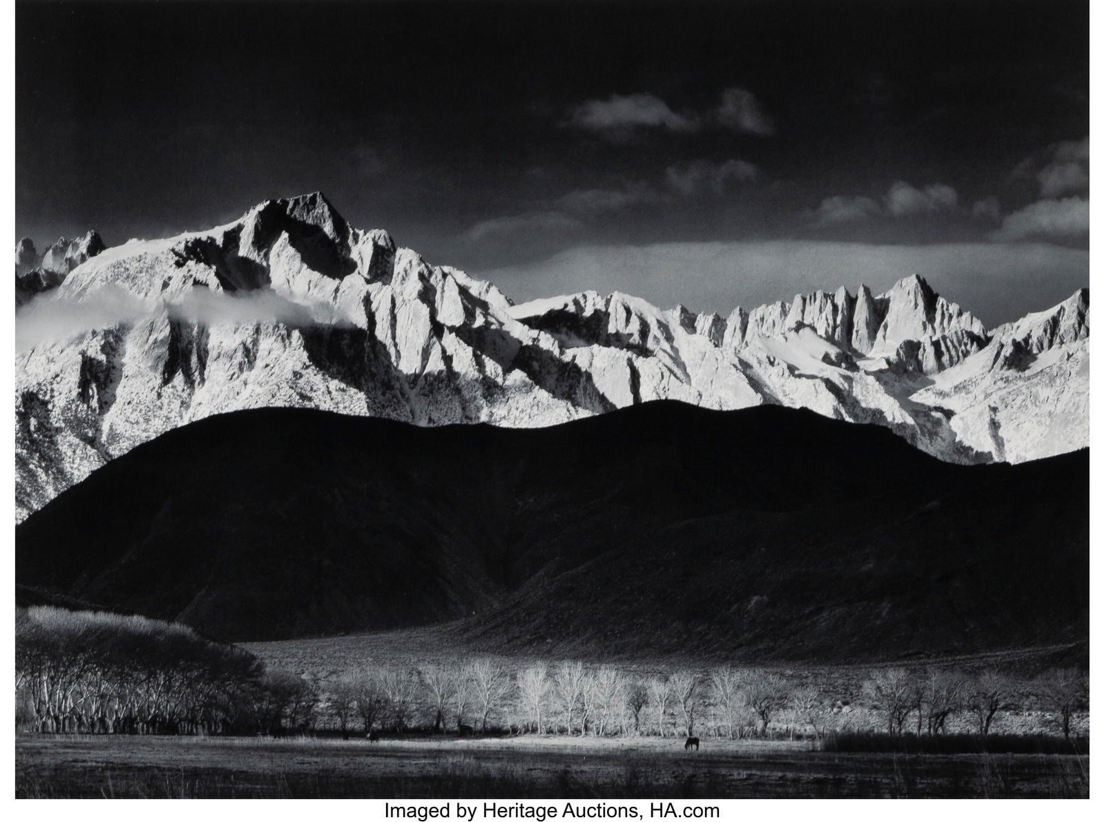 Ansel Adams (American, 1902-1984) Winter Sunrise (1 of 2)
