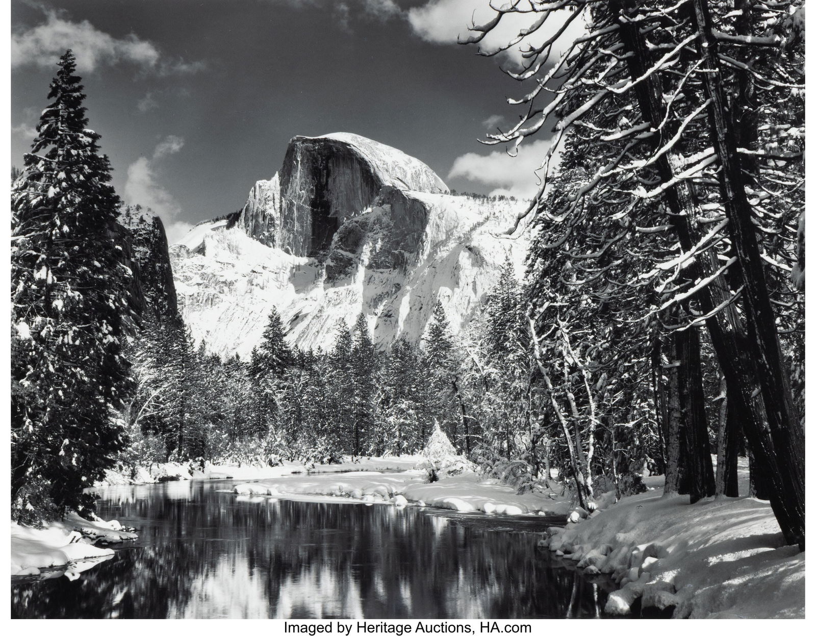 Ansel Adams (American, 1902-1984) Half Dome, Mer (1 of 3)