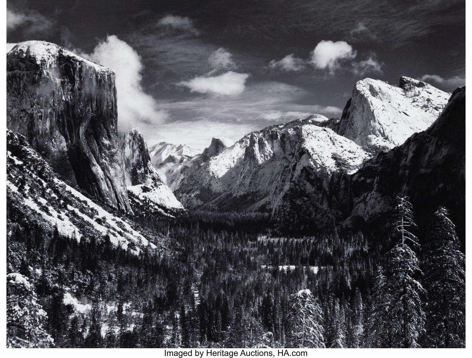 Ansel Adams (American, 1902-1984) Yosemite Valle (1 of 3)