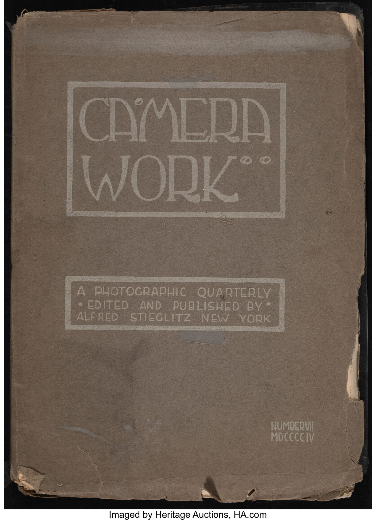 Alfred Stieglitz (American, 1864-1946) Editor Ca (1 of 10)