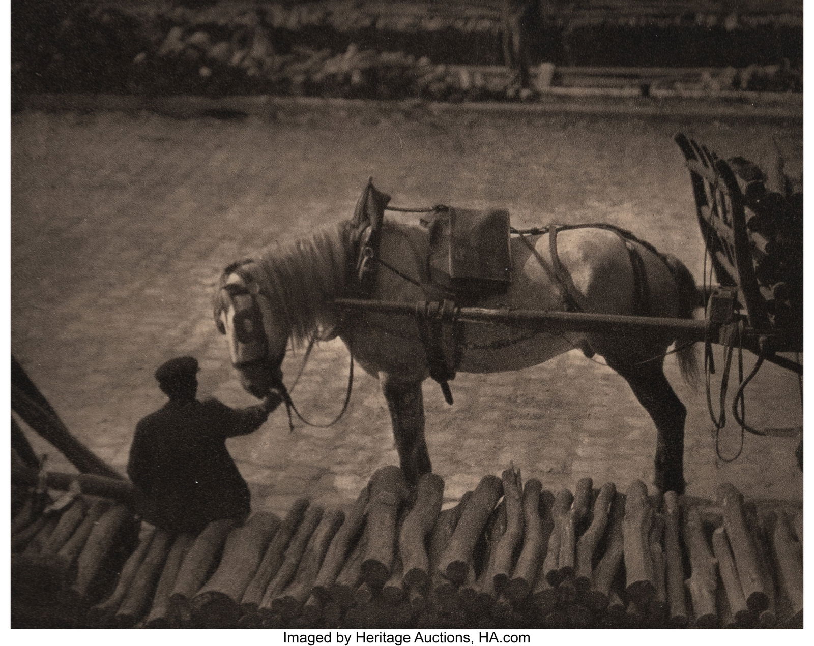 Alfred Stieglitz (American, 1864-1946) A Snapsho: Alfred Stieglitz (American, 1864-1946) A Snapshot Paris (from Camera Work XLI), 1913 Photogravure 5-3/8 x 6-1/2 inches (13.7 x 16.5 cm)