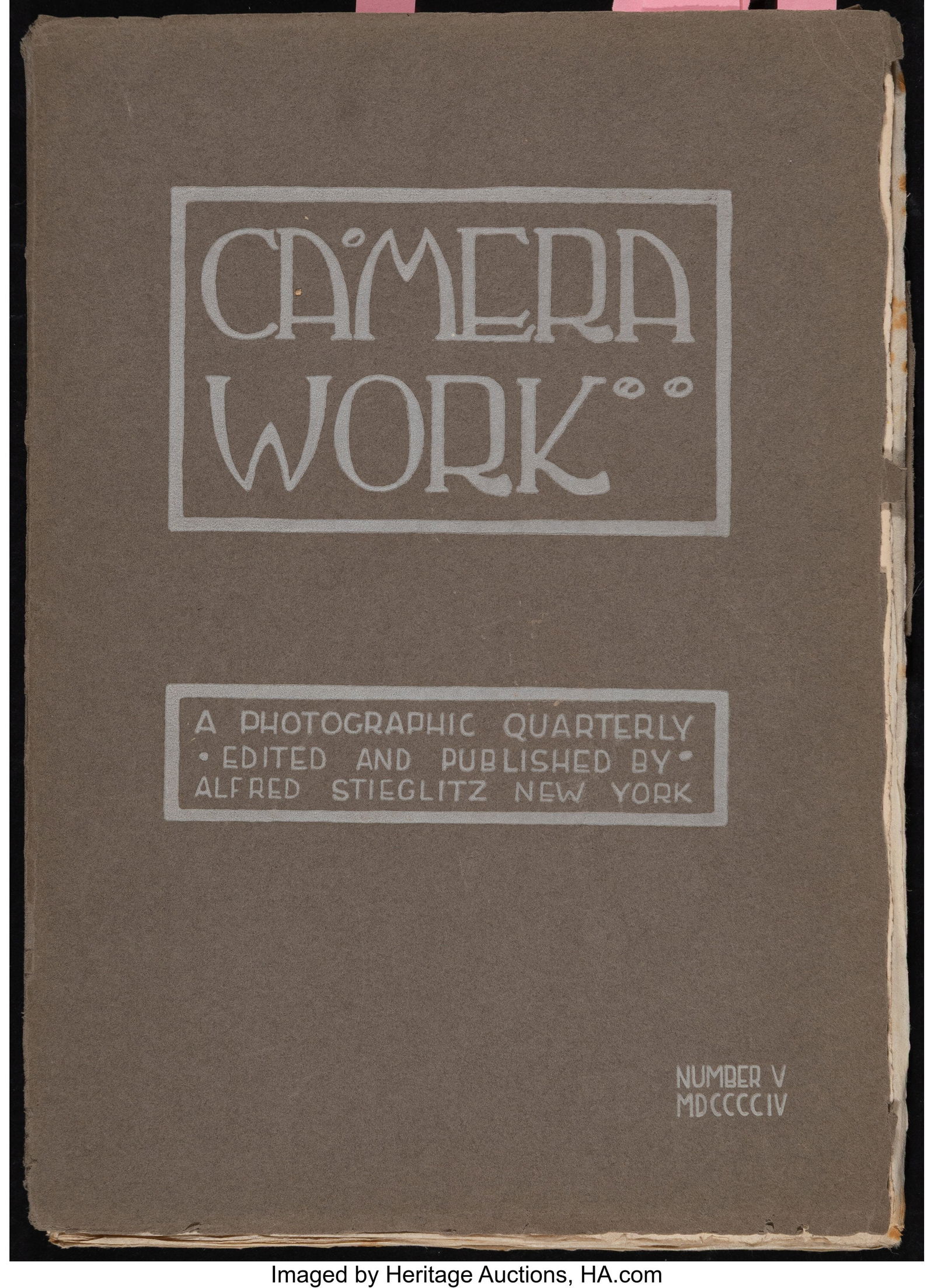 Alfred Stieglitz (American, 1864-1946) Editor Ca (1 of 9)