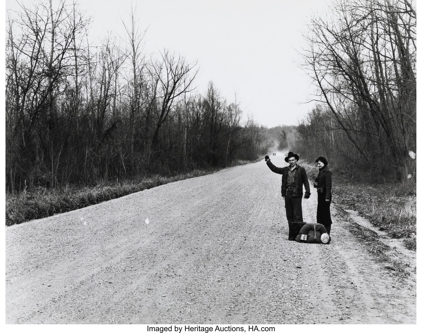Walker Evans (American, 1903-1975) Hitchhikers N (1 of 3)