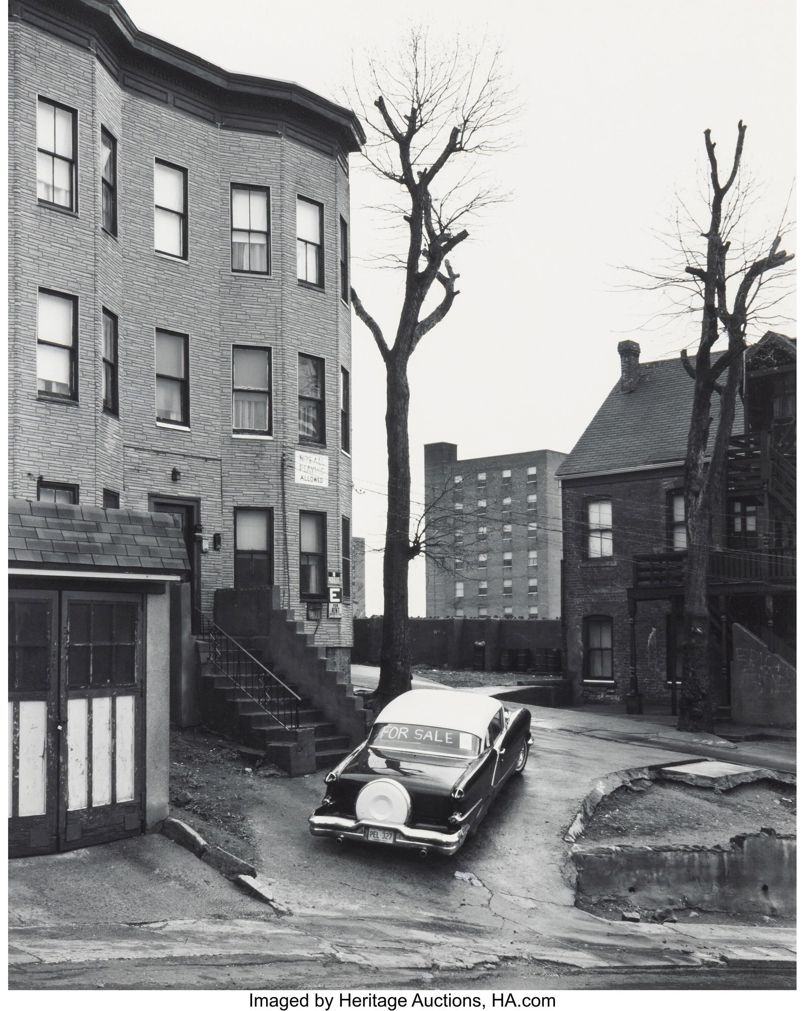 George Tice (American, 1938-2025) Car for Sale, (1 of 2)