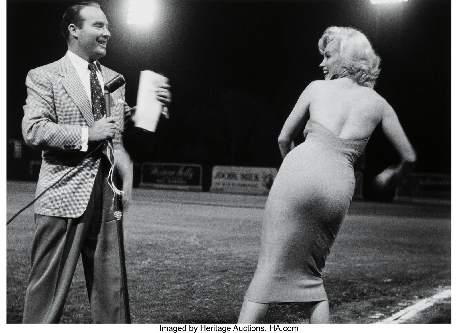 Frank Worth (American, 1923-2000) Marilyn Monroe: Frank Worth (American, 1923-2000) Marilyn Monroe at Dodger Stadium, 1958 Digital pigment print, printed later 11 x 15 inches (27.9 x 38.1 cm) (