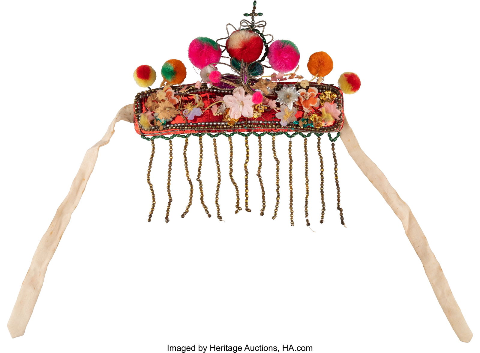 A Group of Four Chinese Embroidered Textile Orna (1 of 5)