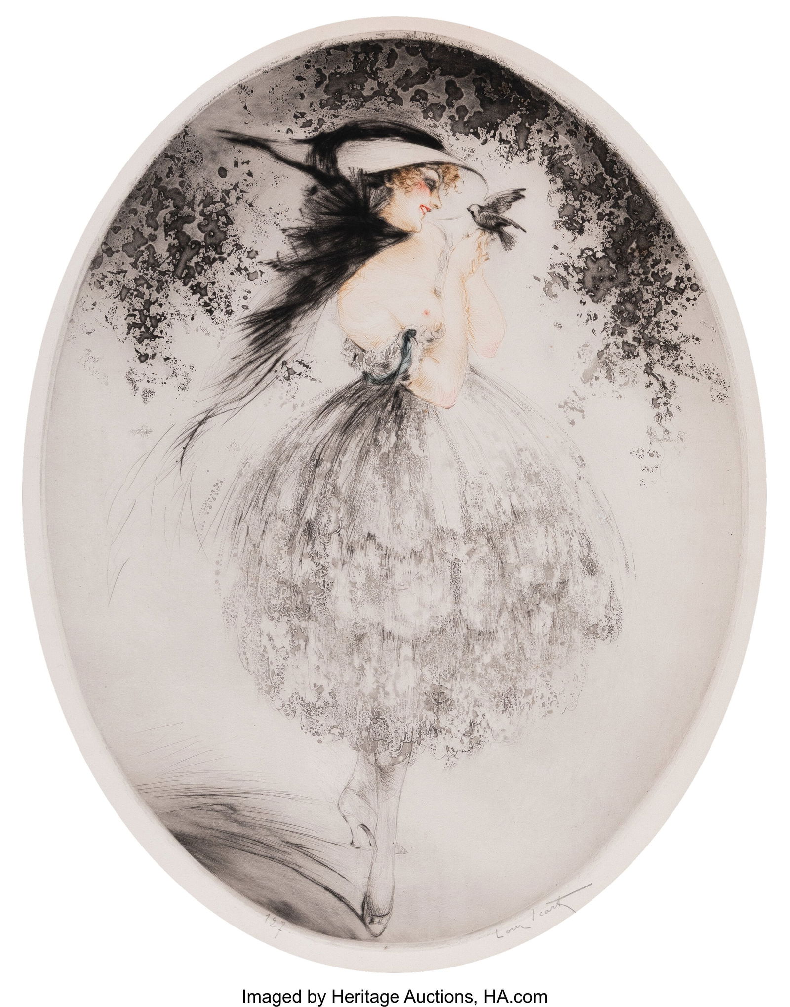 Louis Icart (French, 1888-1950) Favorite, 1920 E (1 of 2)
