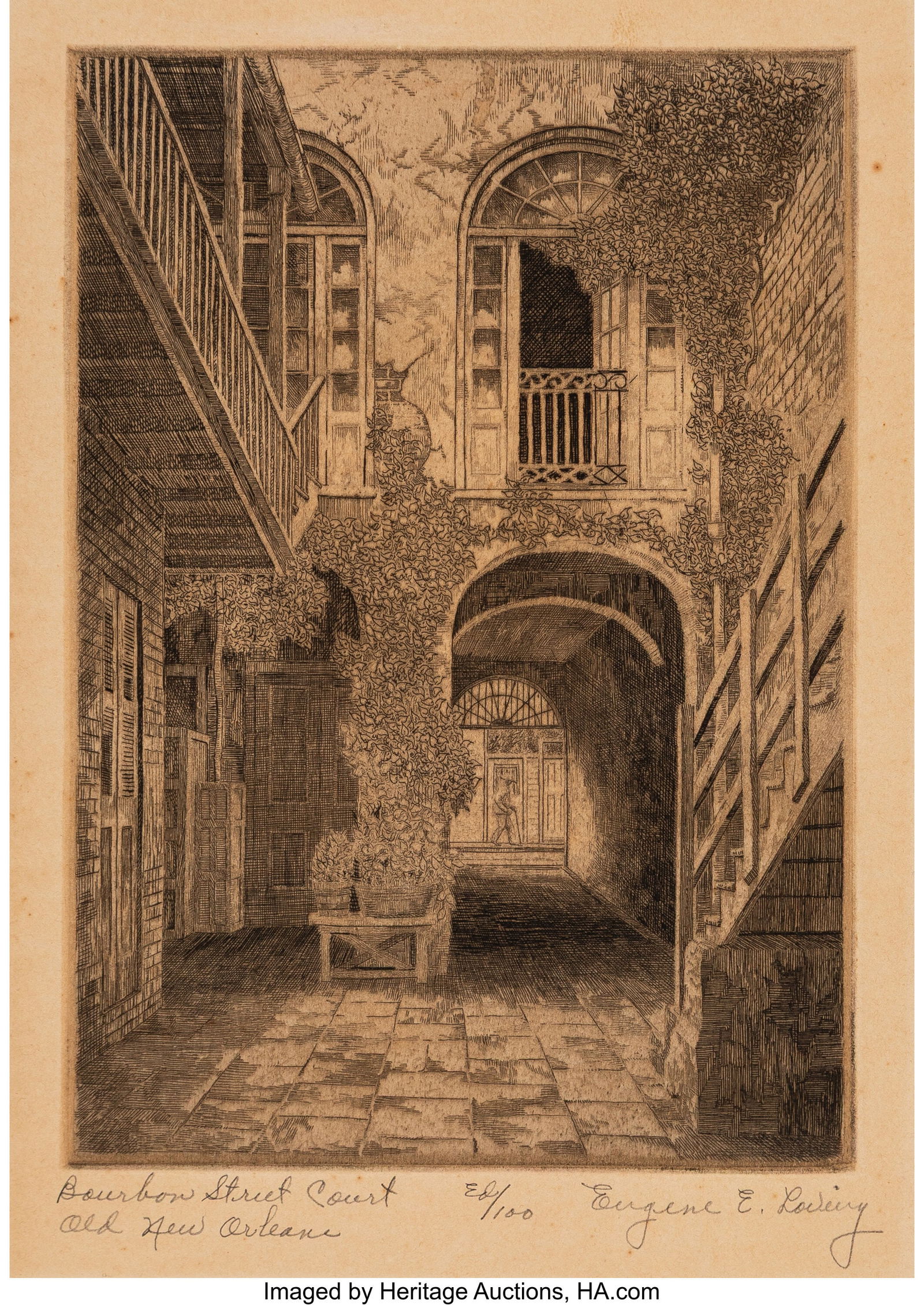 Eugene E. Loving (American, 1907 -1971) Bourbon (1 of 2)