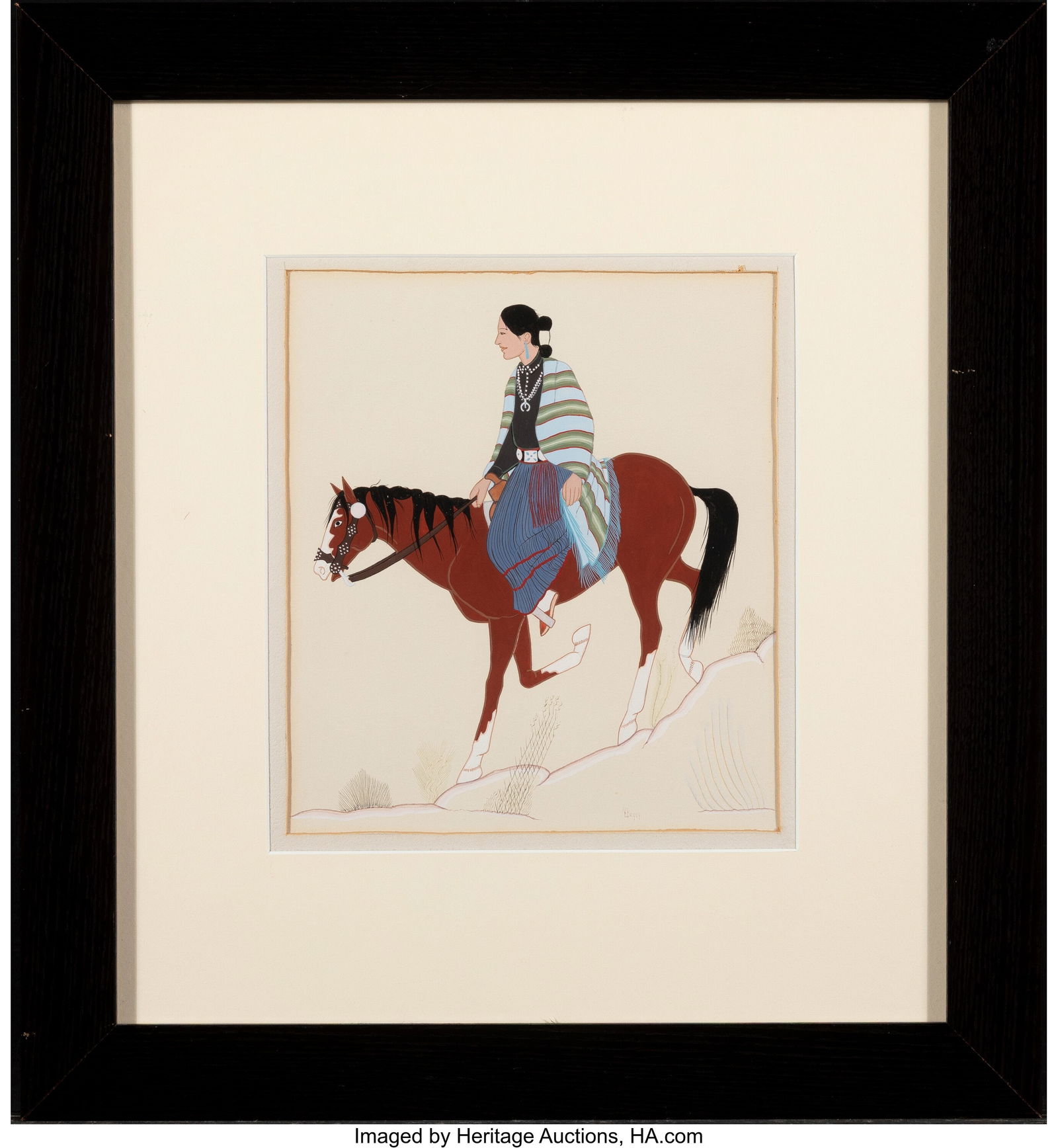 Harrison Begay (Navajo, 1917-2012) Untitled (1 of 2)