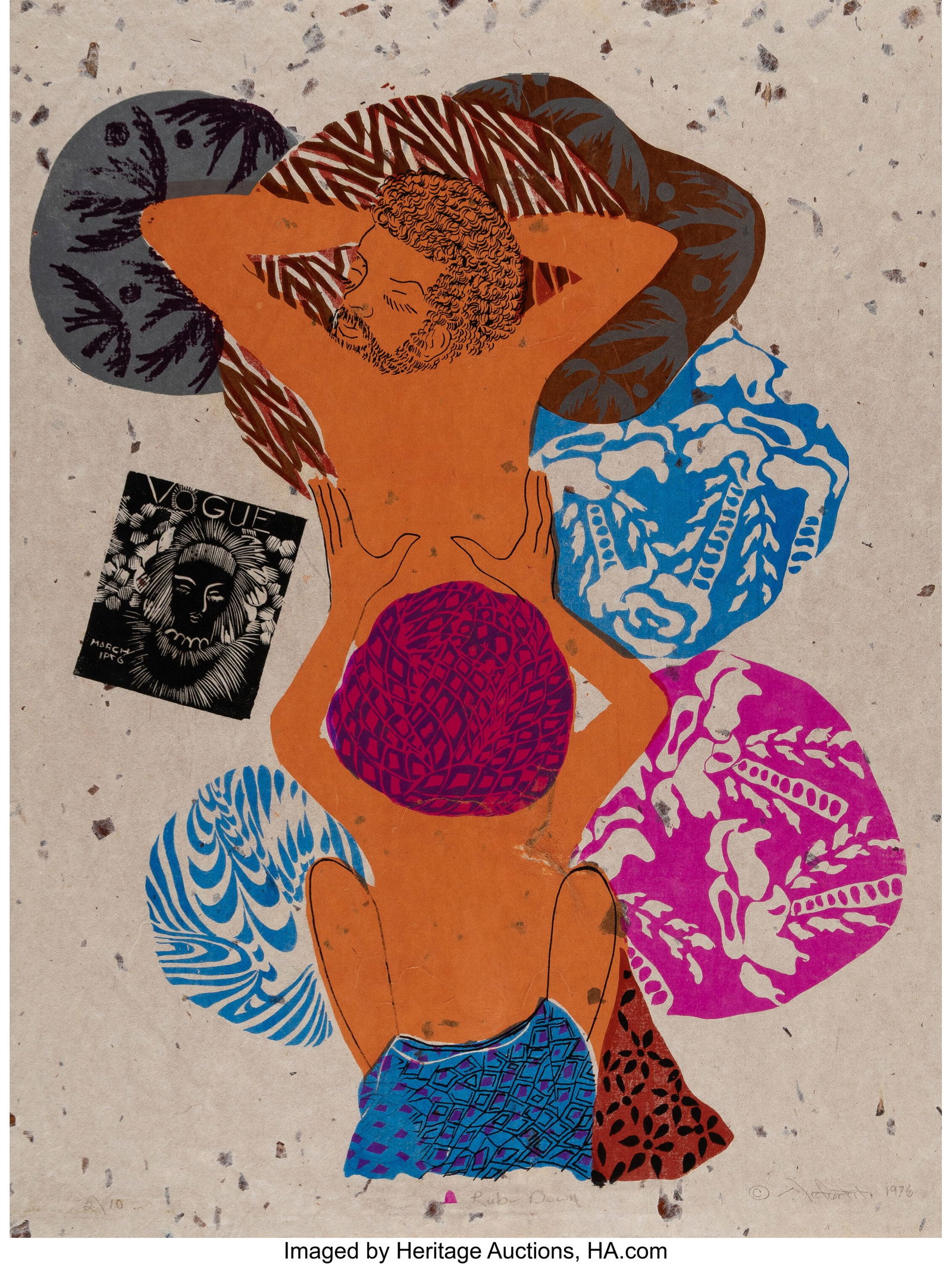 Nefertiti Goodman (American, b. 1950) Rub-Down, (1 of 2)