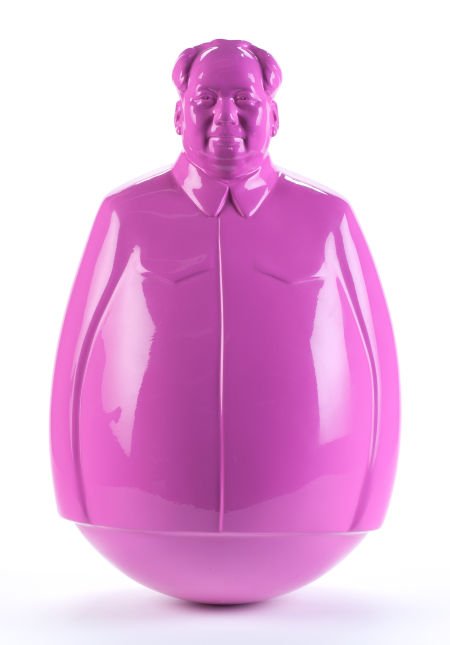 ZHENG LU (Chinese, b. 1978) Mao Never Down, 2006: ZHENG LU (Chinese, b. 1978)Mao Never Down, 2006Resin20-1/2 x 12-1/2 x 1
