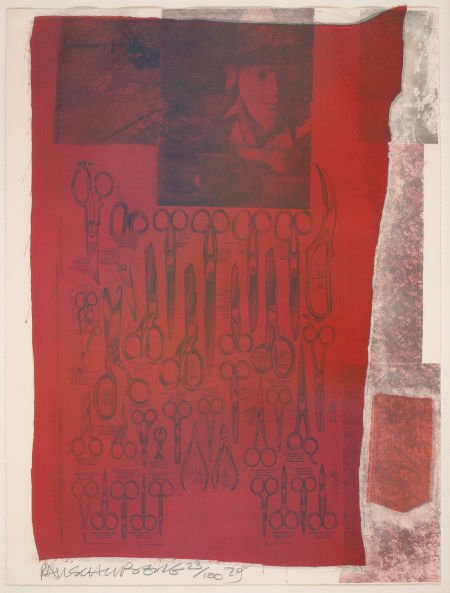 ROBERT RAUSCHENBERG (American, 1925-2008) More d: ROBERT RAUSCHENBERG (American, 1925-2008)More distant visible part of the sea,