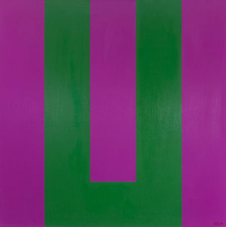 KARL BENJAMIN (American, 1925-2012) #43, 1964 Oi: KARL BENJAMIN (American, 1925-2012)#43, 1964Oil on canvas42 x 42 inches