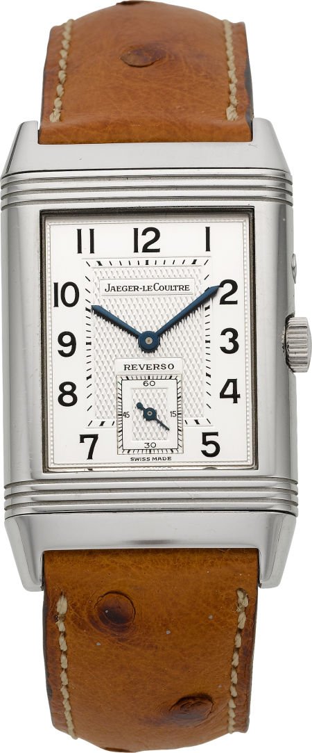 Jaeger LeCoultre Ref. 270.8.54 Night & Day Steel: Jaeger LeCoultre Ref. 270.8.54 Night & Day Steel Reverso Case: stainless steel, No. 185665