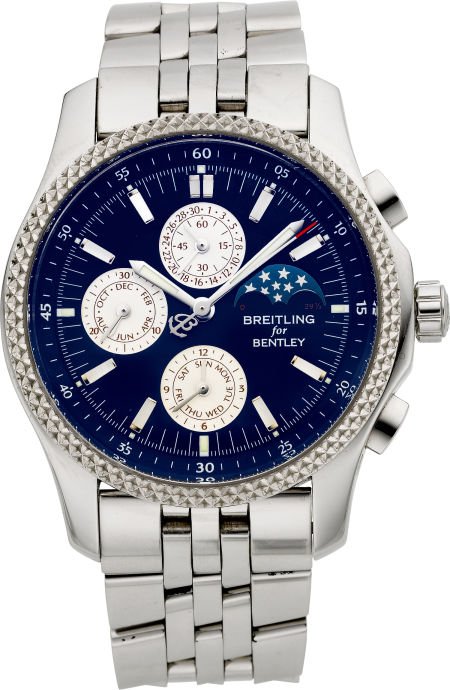 Breitling Bentley Mark IV Stainless Steel & Plat